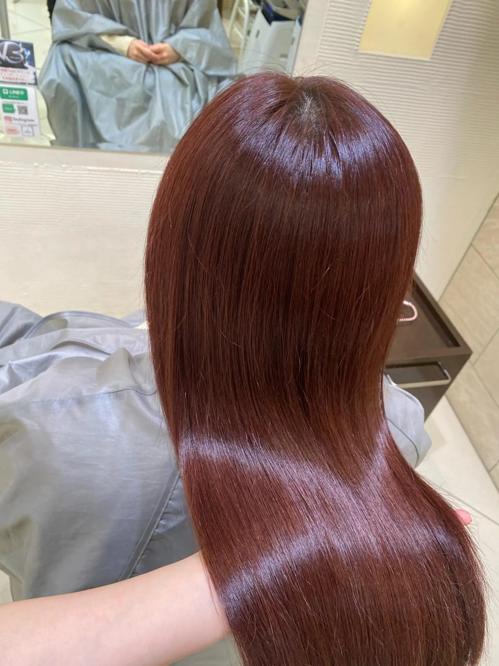 ロング カラー 銀座メンズ専門🖤 小島奈々のヘアスタイル