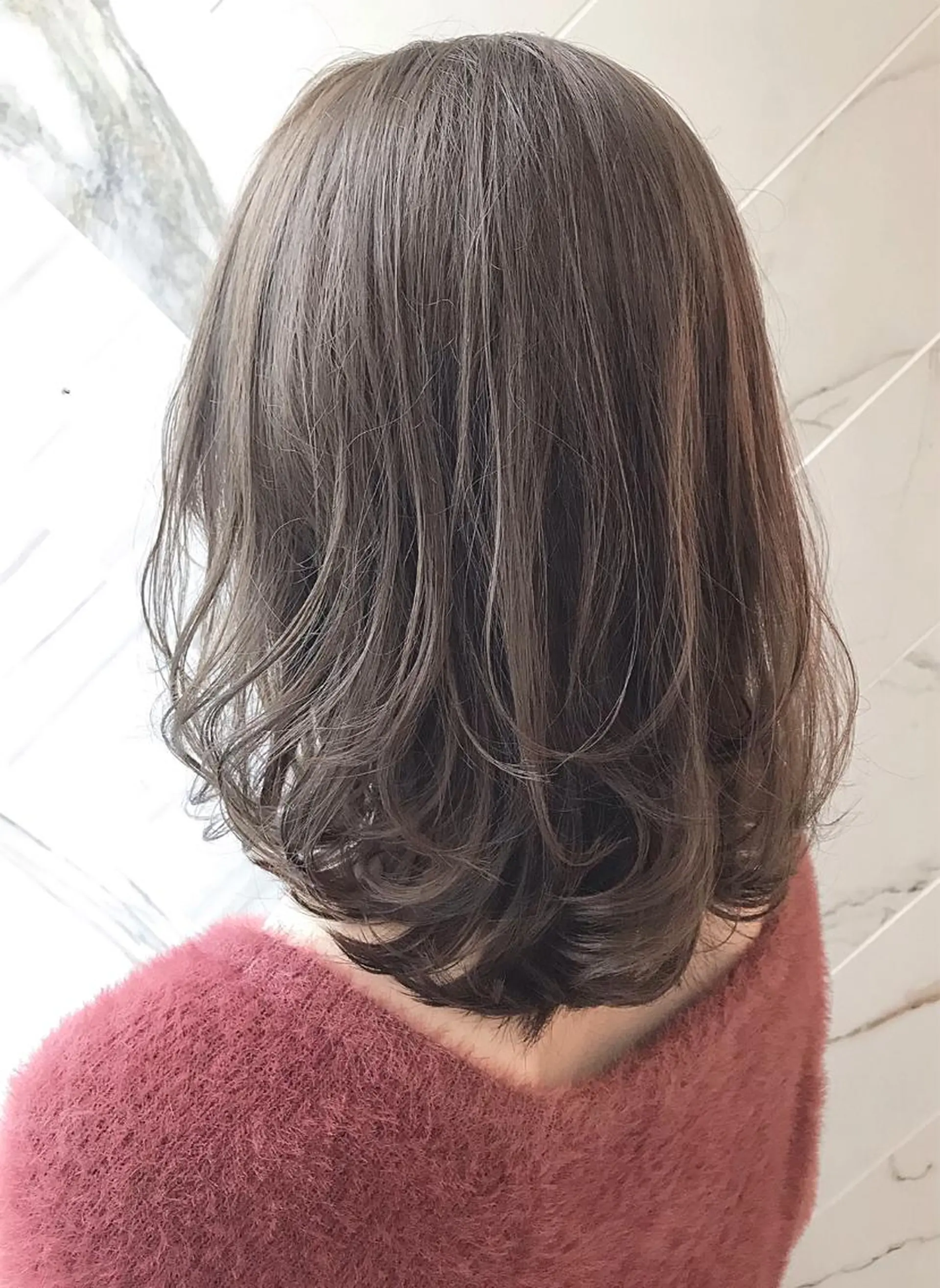 ミディアム カラー ラベンダーカラー ラベンダーグレー KANOI 銀座中央通り所属・上條 航平のヘアスタイル