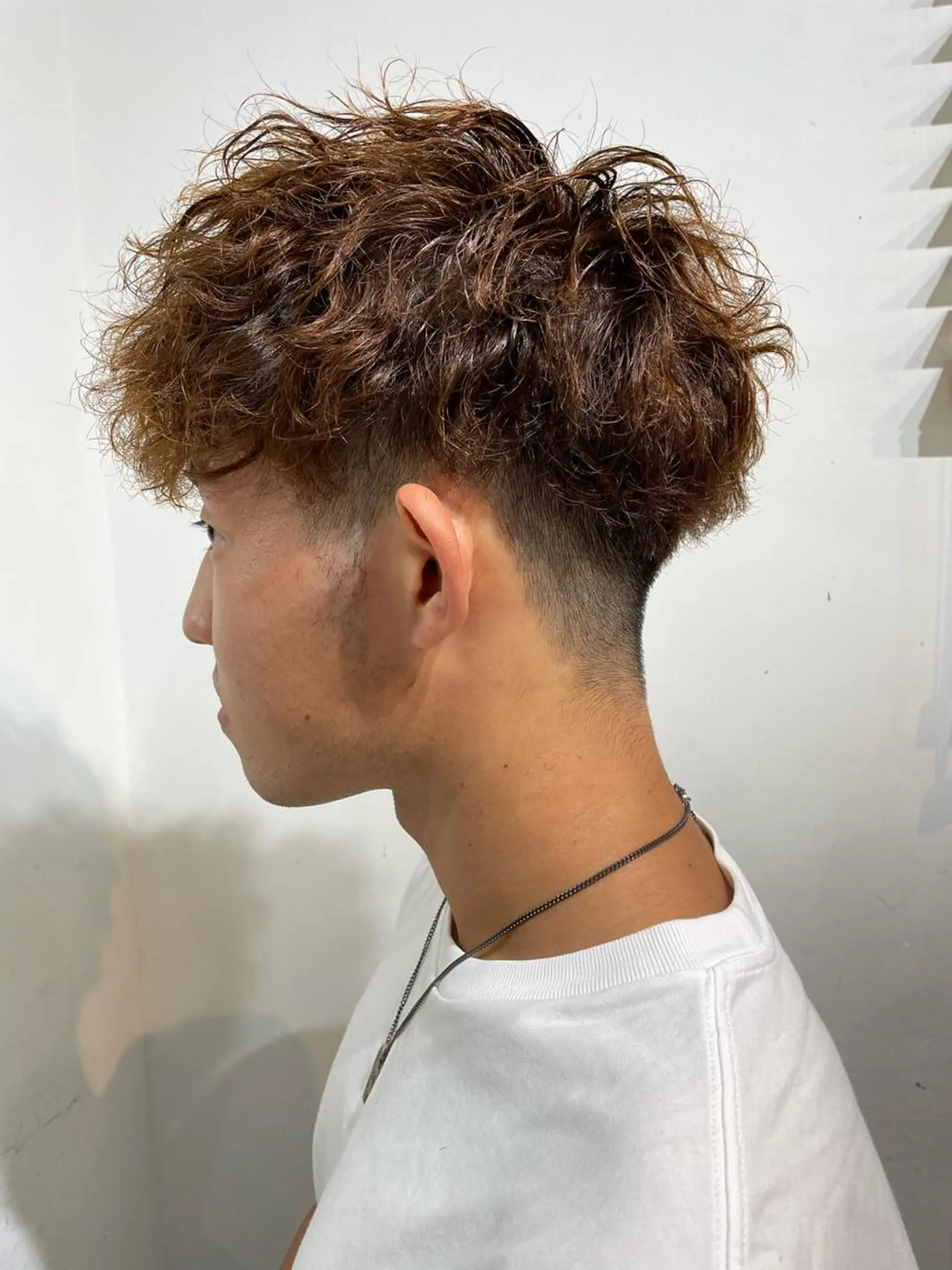 パーマ メンズ 🐬脱白髪染めカラー 清水大世🐬のヘアスタイル