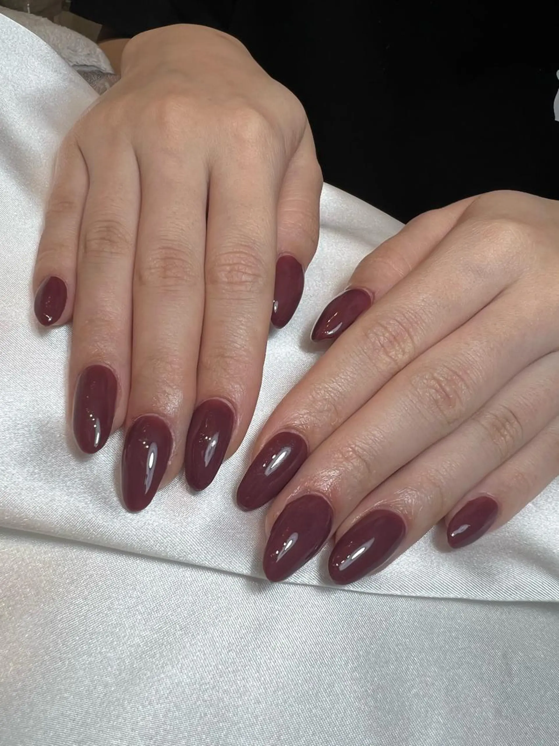 ネイル ワンカラーネイル スカルプネイル bijou nails所属・bijou nails　蓮のネイルデザイン