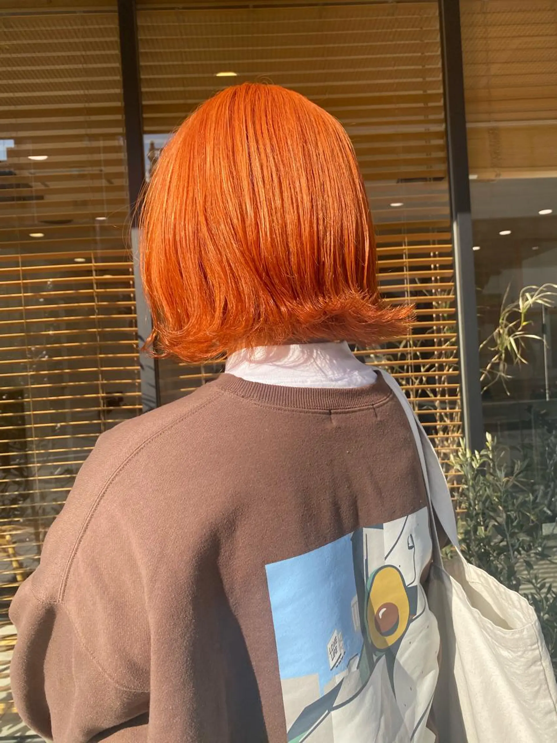 ショート カラー ヘアアレンジ オレンジ ヘアカラー トリートメント ヘッドスパ パーマ指名No1 /namiのヘアスタイル