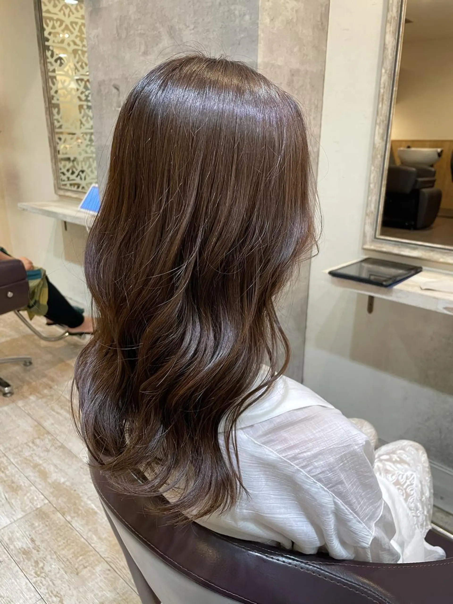 ロング カラー カット ヘアカラー Agu hair verse所属・小顔/似合わせカット 杉山莉菜のヘアスタイル