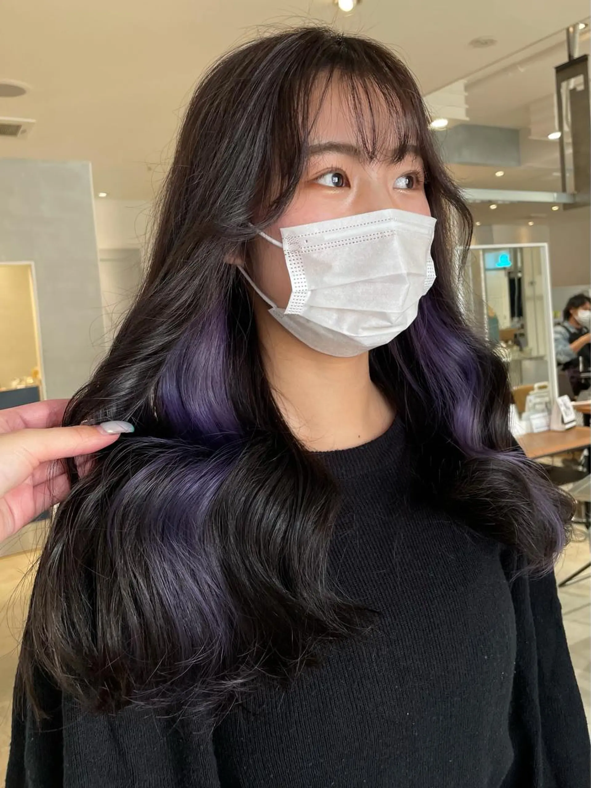 ロング カラー 艶ハイトーン👑♡ NATSUKIのヘアスタイル