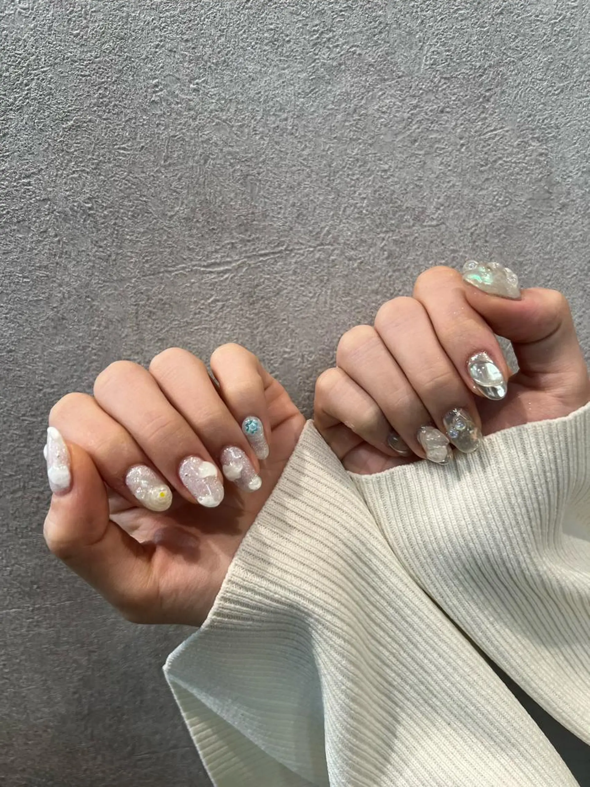 ネイル ハンドネイル なぽ ❤︎ y2k/韓国nailのネイルデザイン