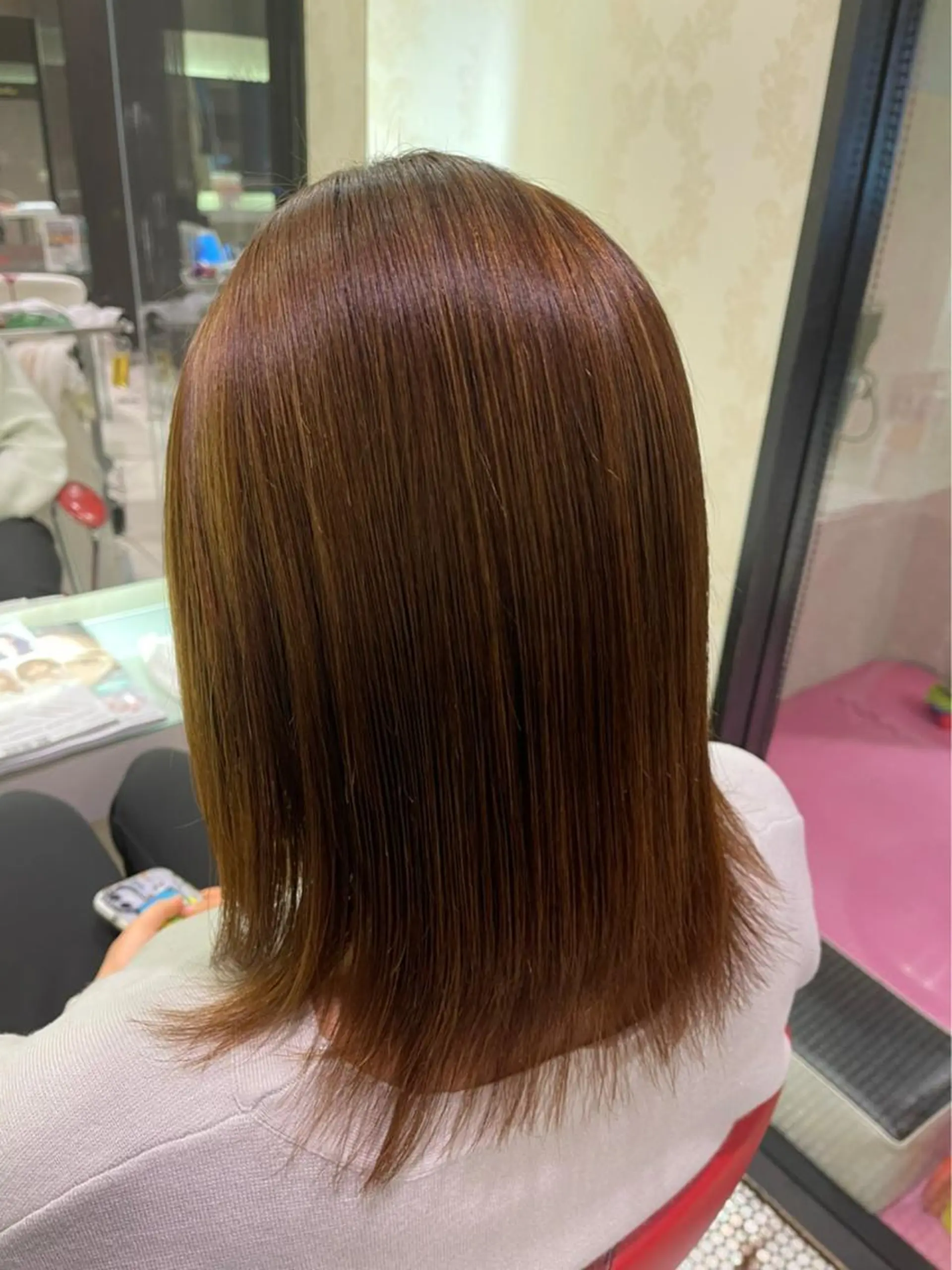 セミロング 髪質改善 縮毛矯正 ✨美髪矯正の専門家✨ 髪質改善　松村のヘアスタイル