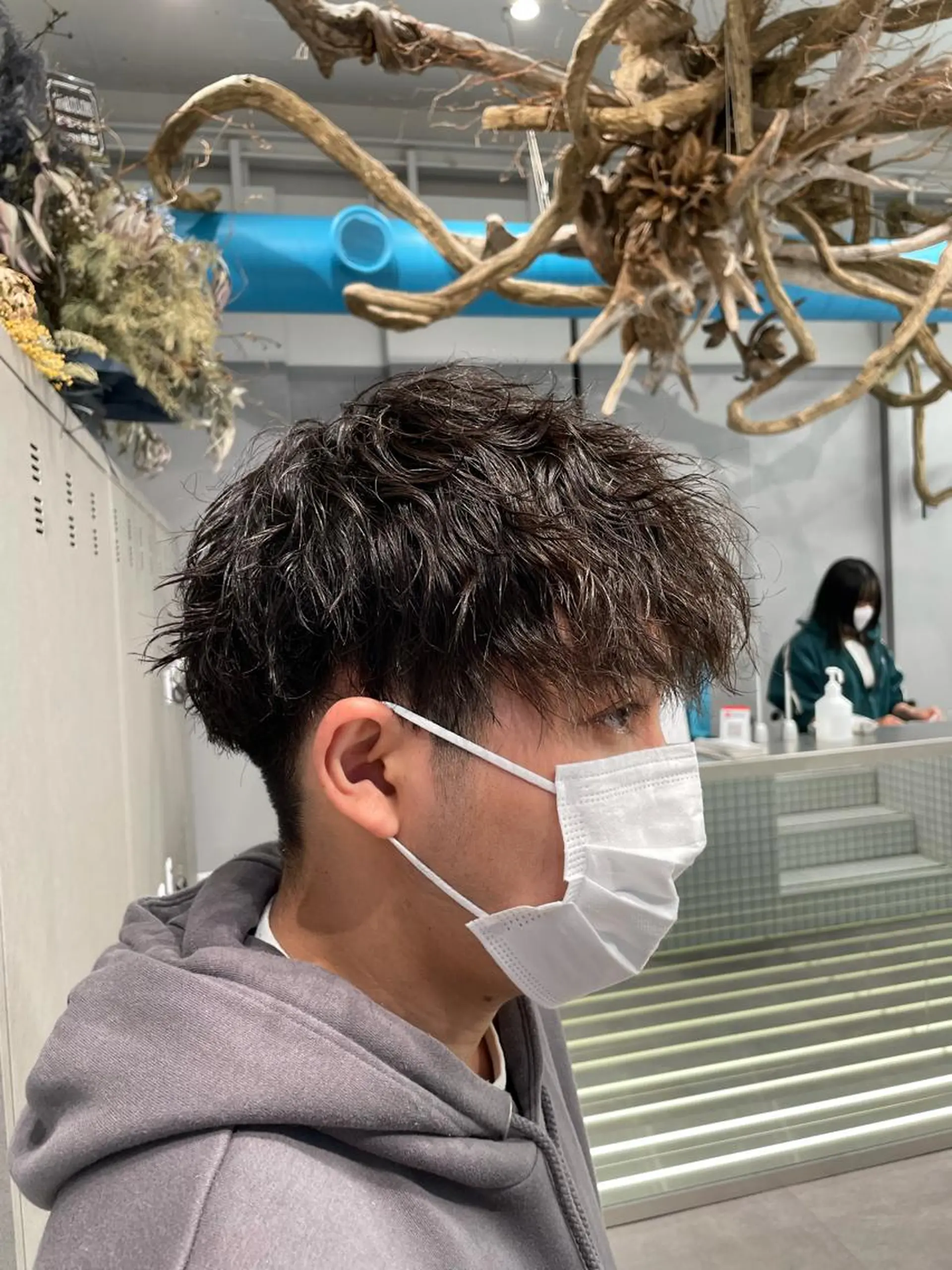 ショート カラー パーマ メンズ メンズパーマ ツイストスパイラルパーマ スパイラルパーマ 🔥メンズヘア🔥 セヤシュウヘイのヘアスタイル