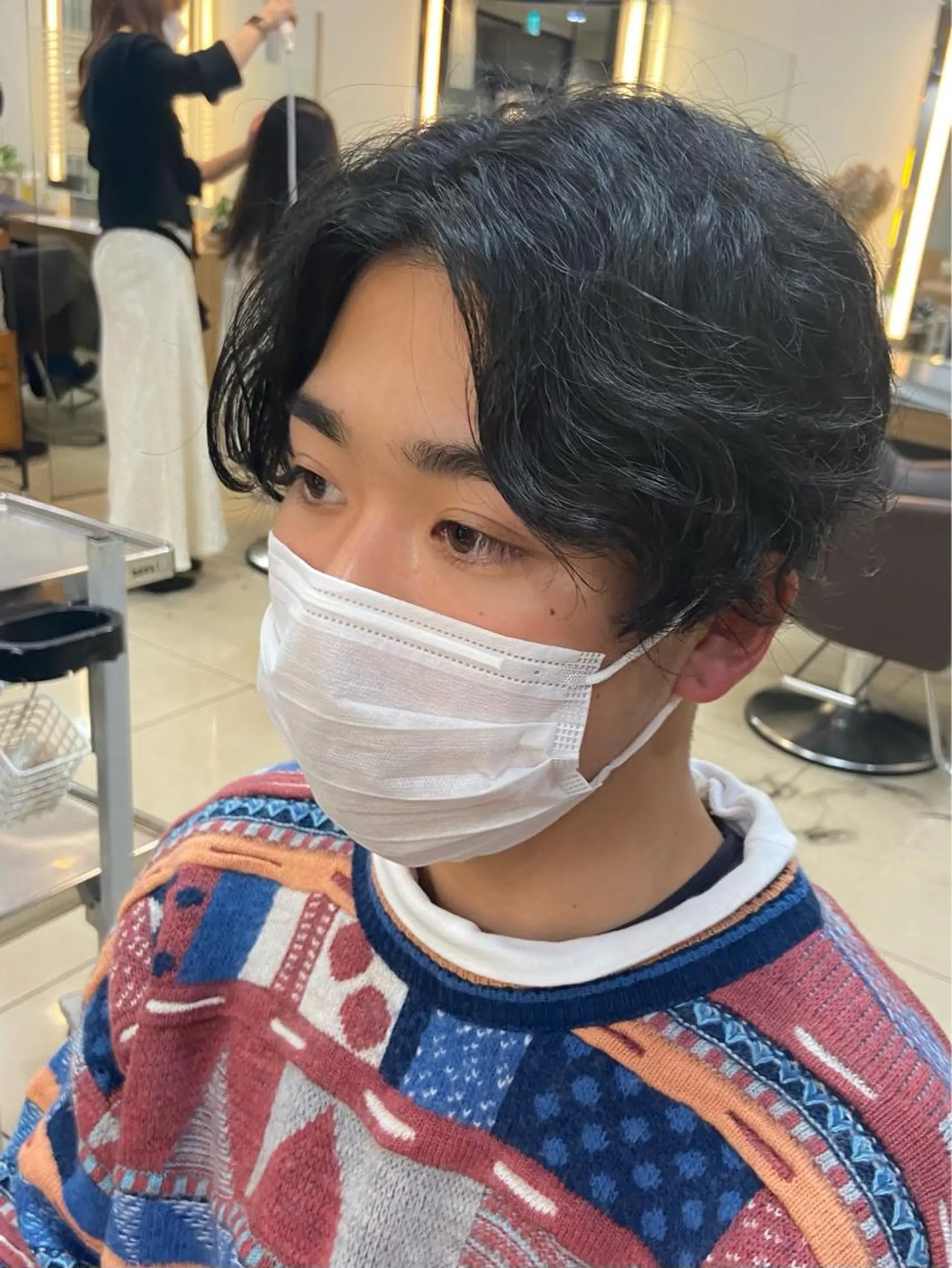 ショート パーマ メンズ メンズパーマ スパイラルパーマ 髪質改善・酸性・ ストレート　Maruのヘアスタイル