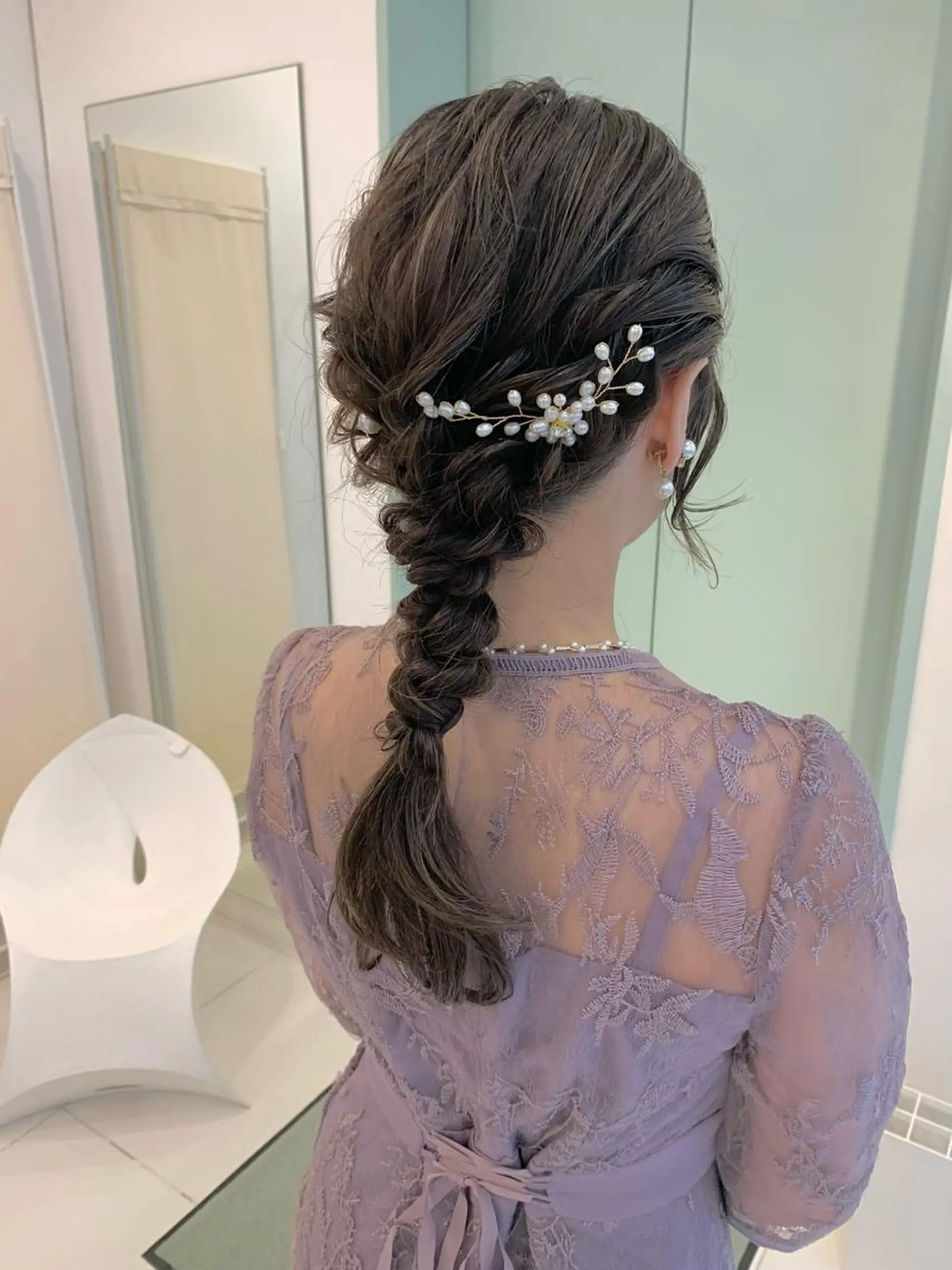 ヘアアレンジ moeka レイヤー /艶カラー/韓国のヘアスタイル