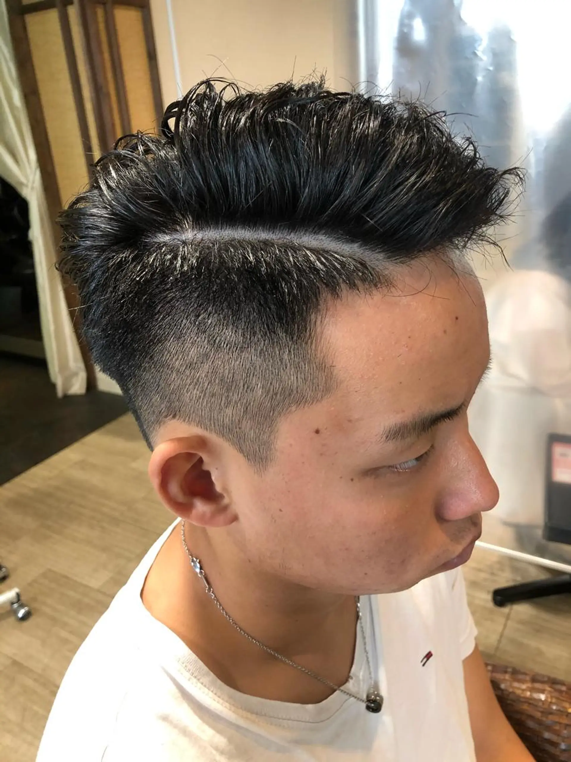 ショート パーマ メンズ パーマ/ハイトーン スパイキー/神田正紀のヘアスタイル