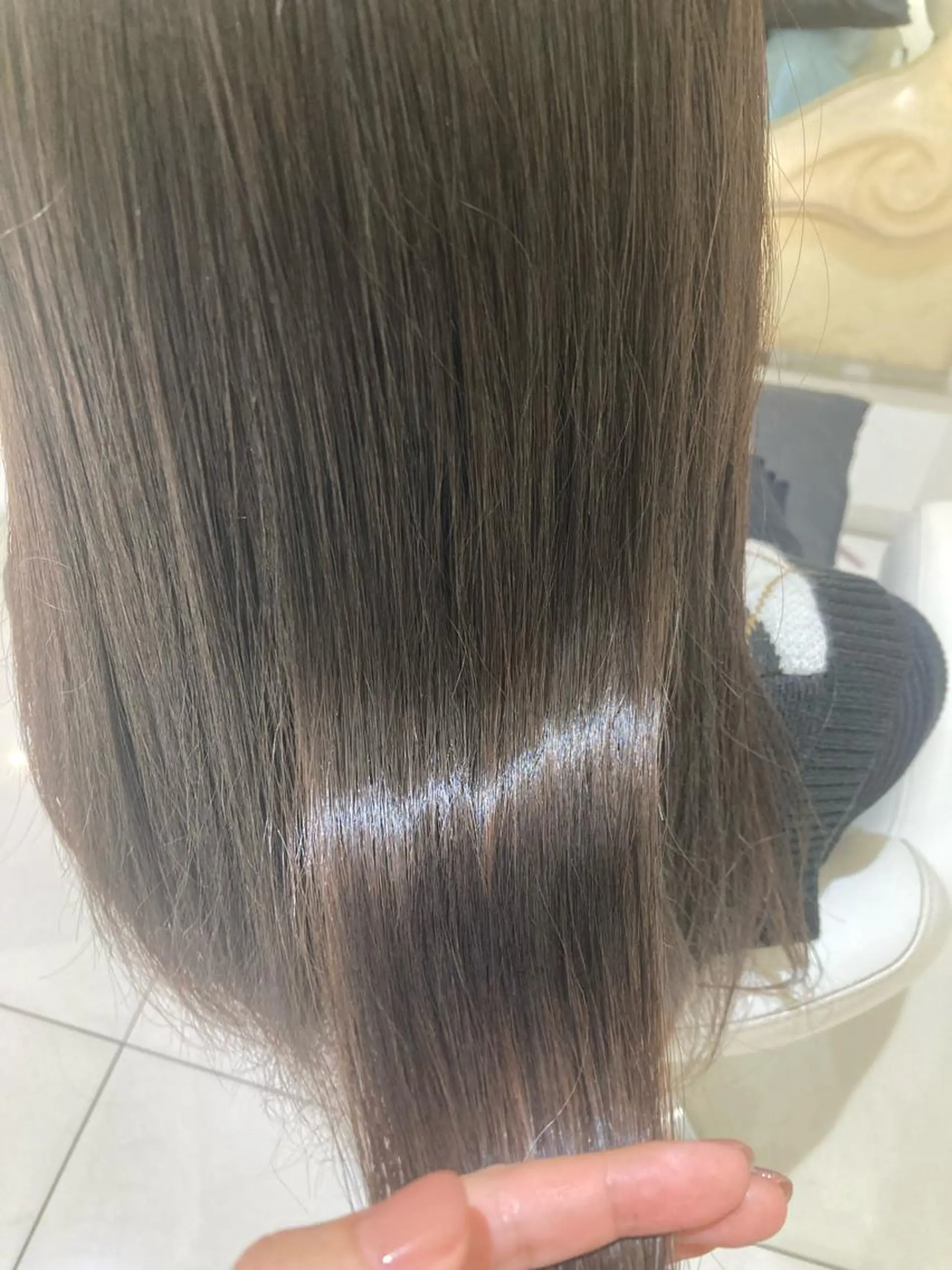 ロング パーマ 後輩のモデル募集中 河端　麻佑のヘアスタイル