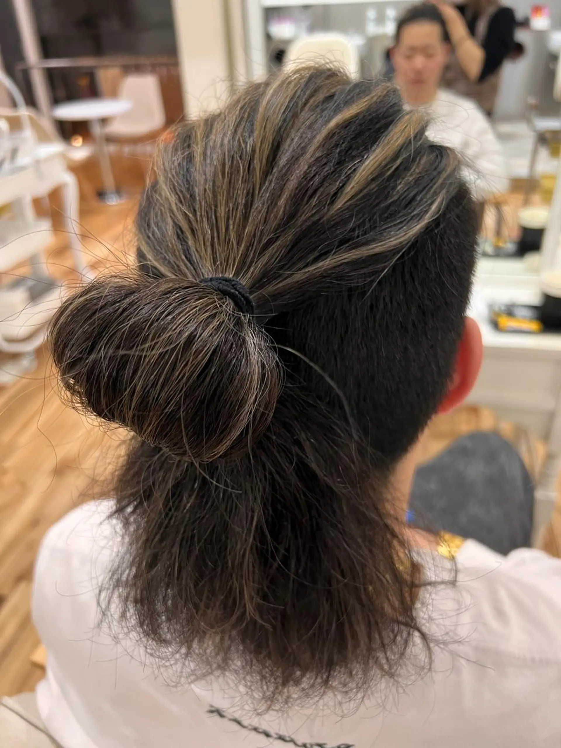 セミロング カラー メンズ 笹江 瑞穂のヘアスタイル