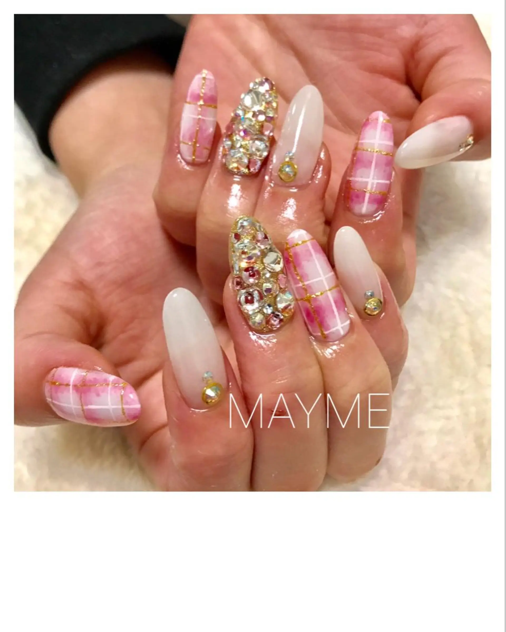 ネイル スカルプネイル MAYME yのネイルデザイン