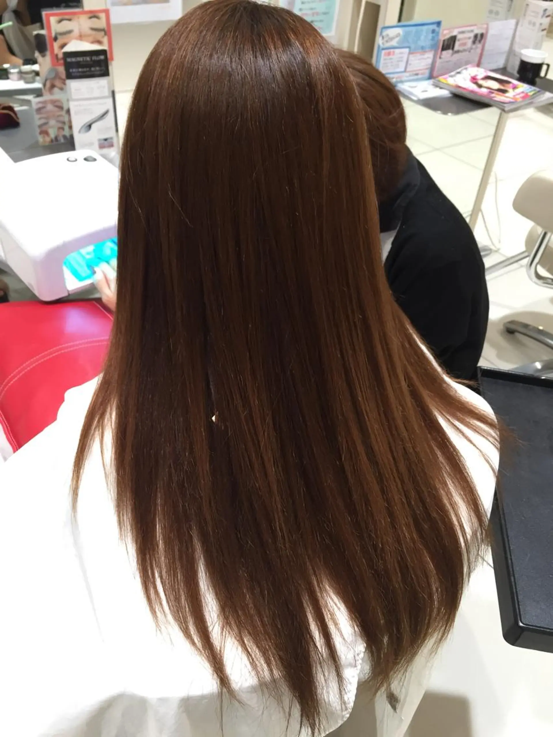 ロング 福元 保雄のヘアスタイル