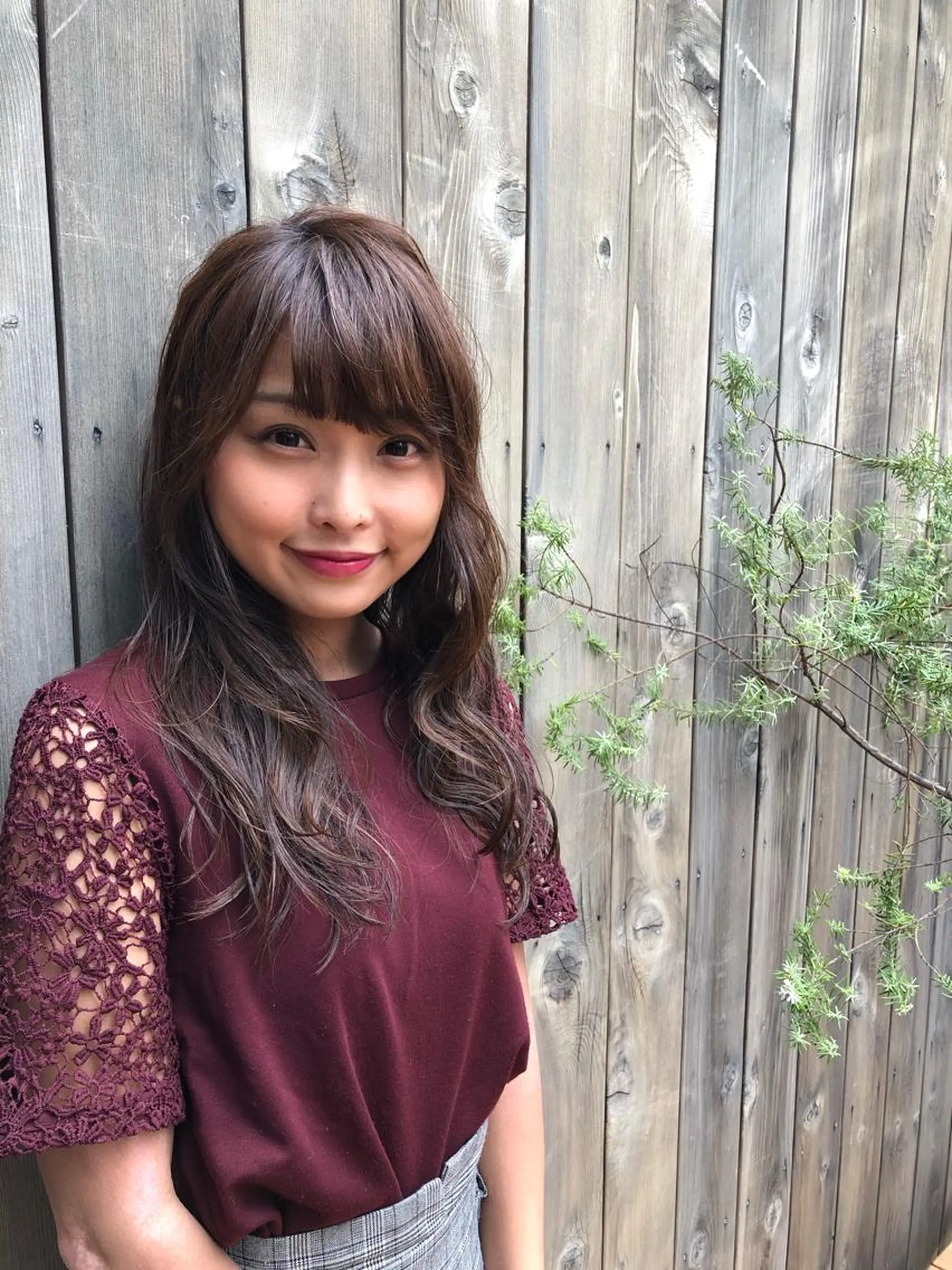 ロング カラー 韓国風カット/ 髪質改善 黒崎のヘアスタイル