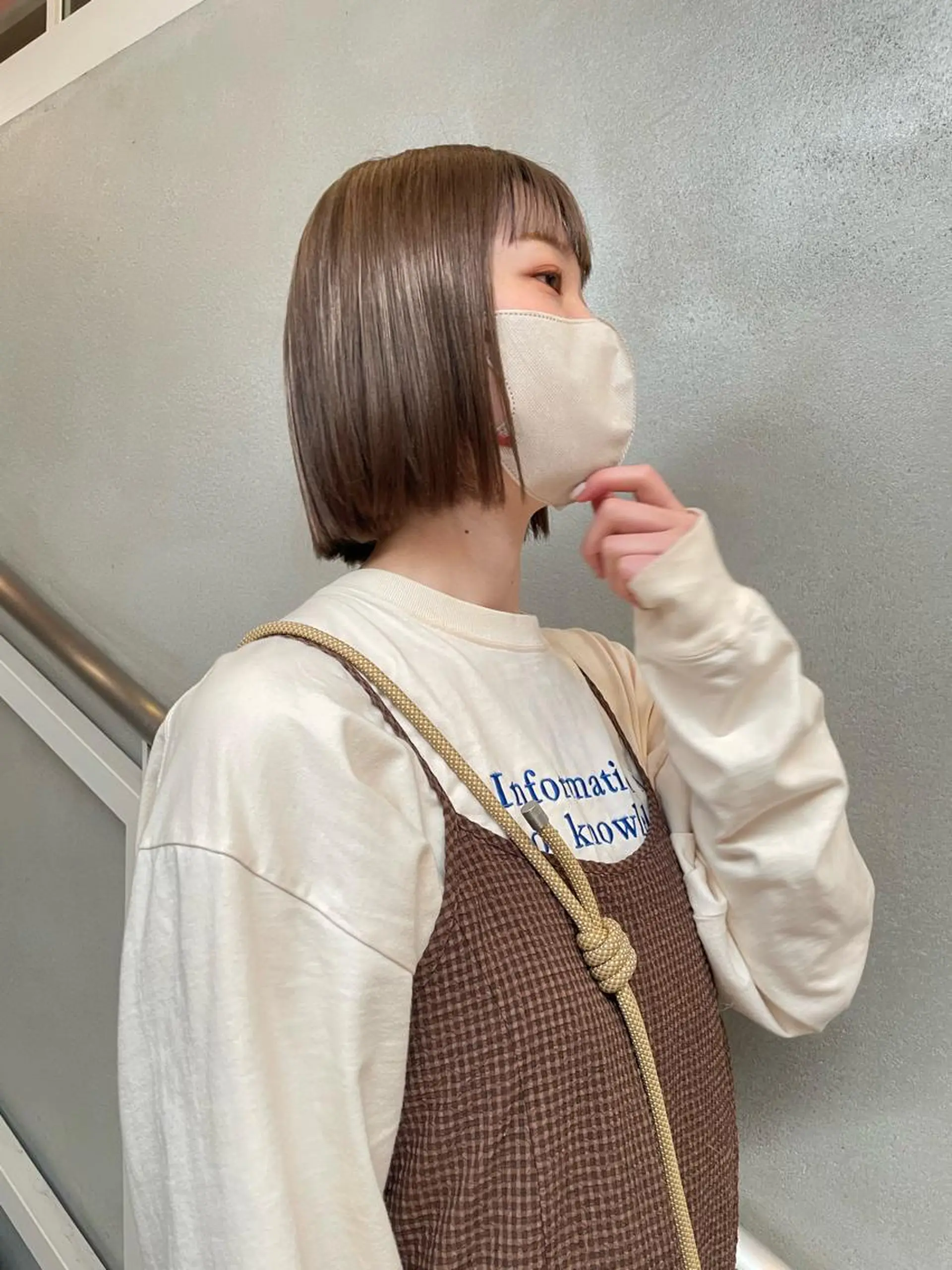 ショート カラー 佐藤 永夏のヘアスタイル