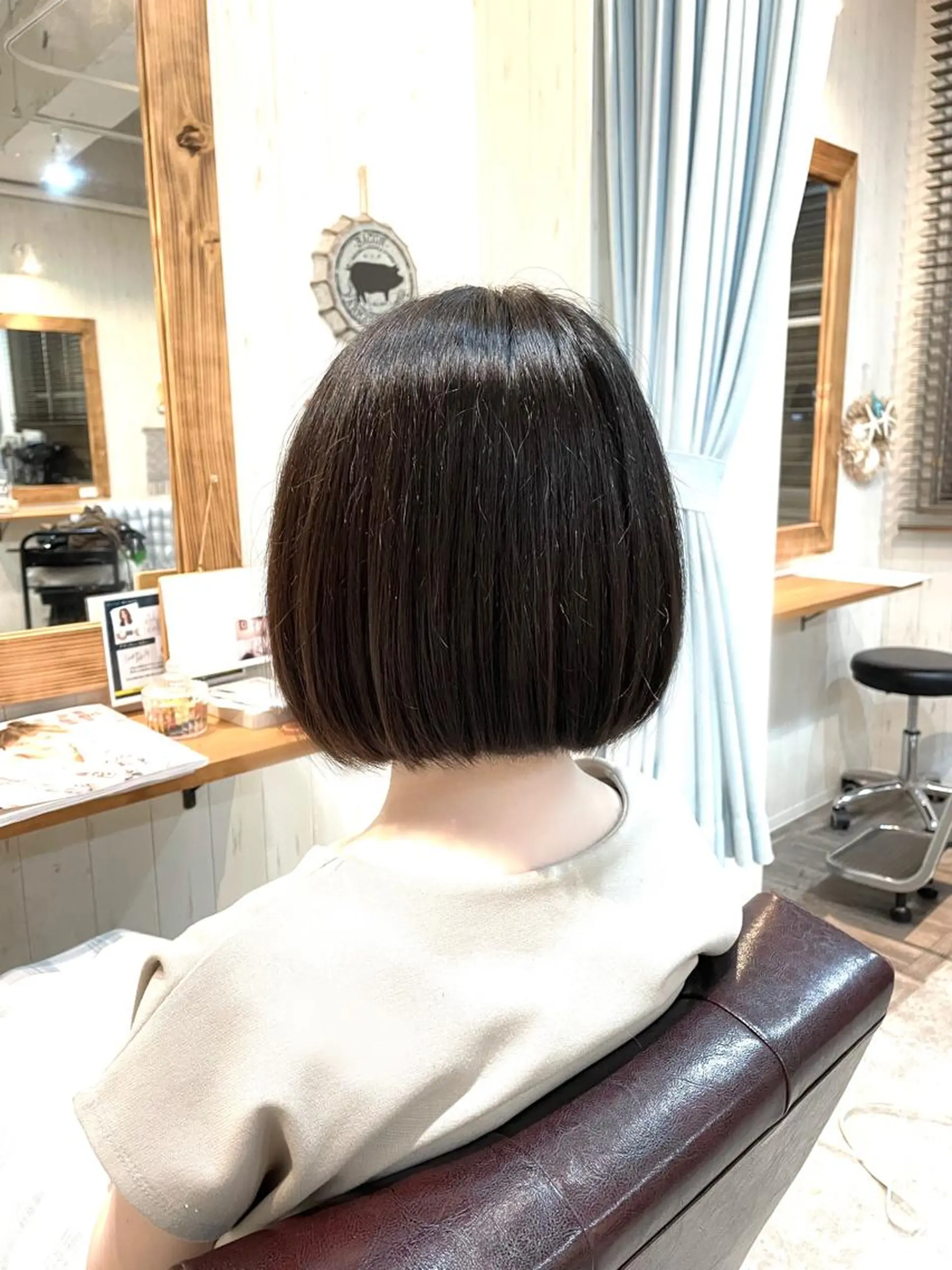 ミディアム カラー カット ヘアカラー トリートメント 小阪 将司のヘアスタイル