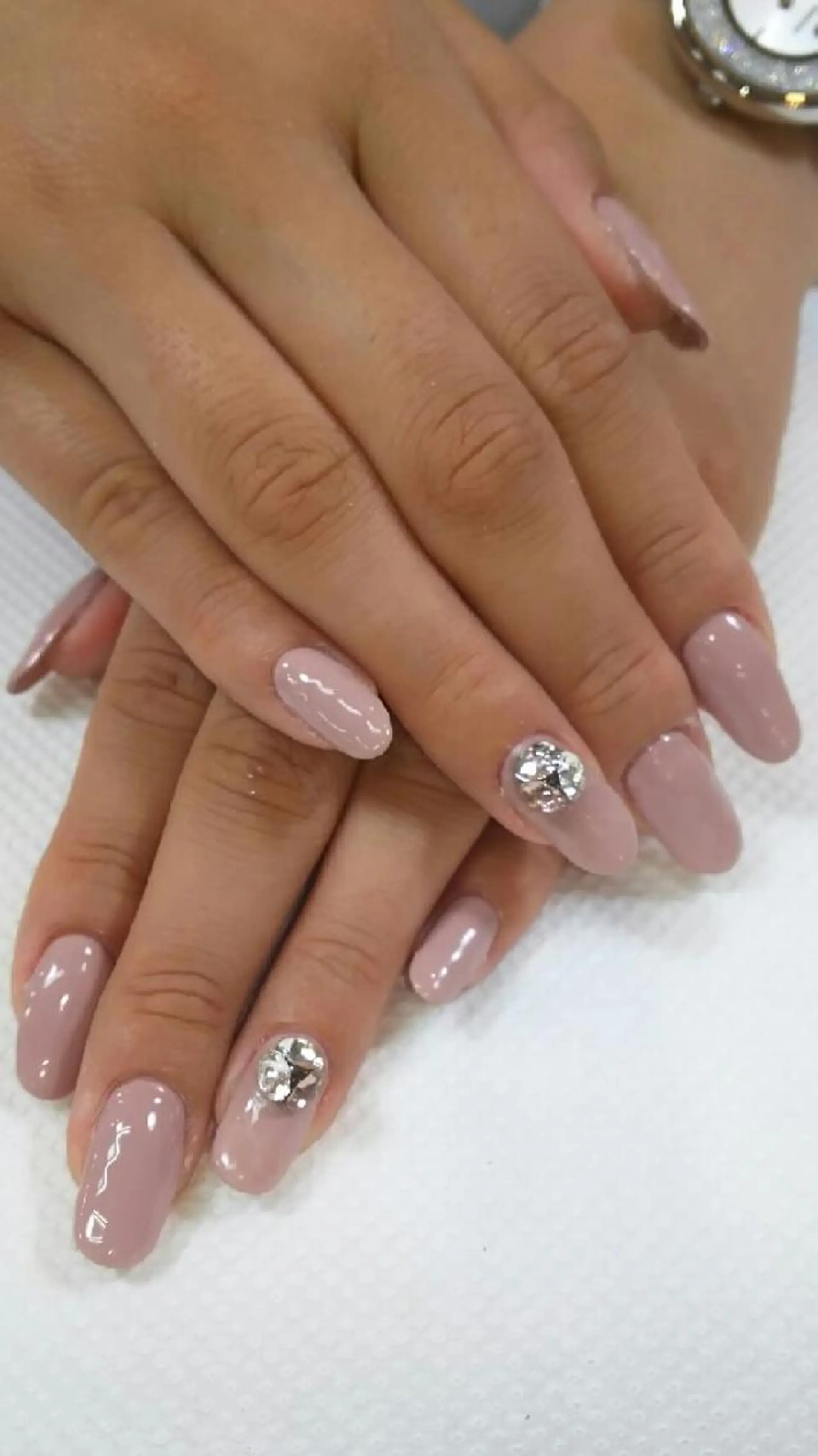 ネイル ワンカラーネイル ピンク ネイルサロン ショコラのネイルデザイン