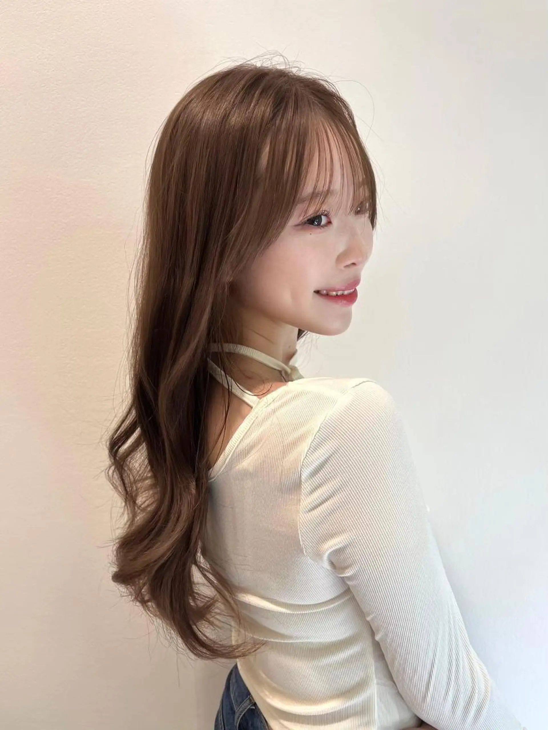 カラー カット ヘッドスパ ヘアセット 暗髪/透明感オリーブ /TUNE銀座のヘアスタイル