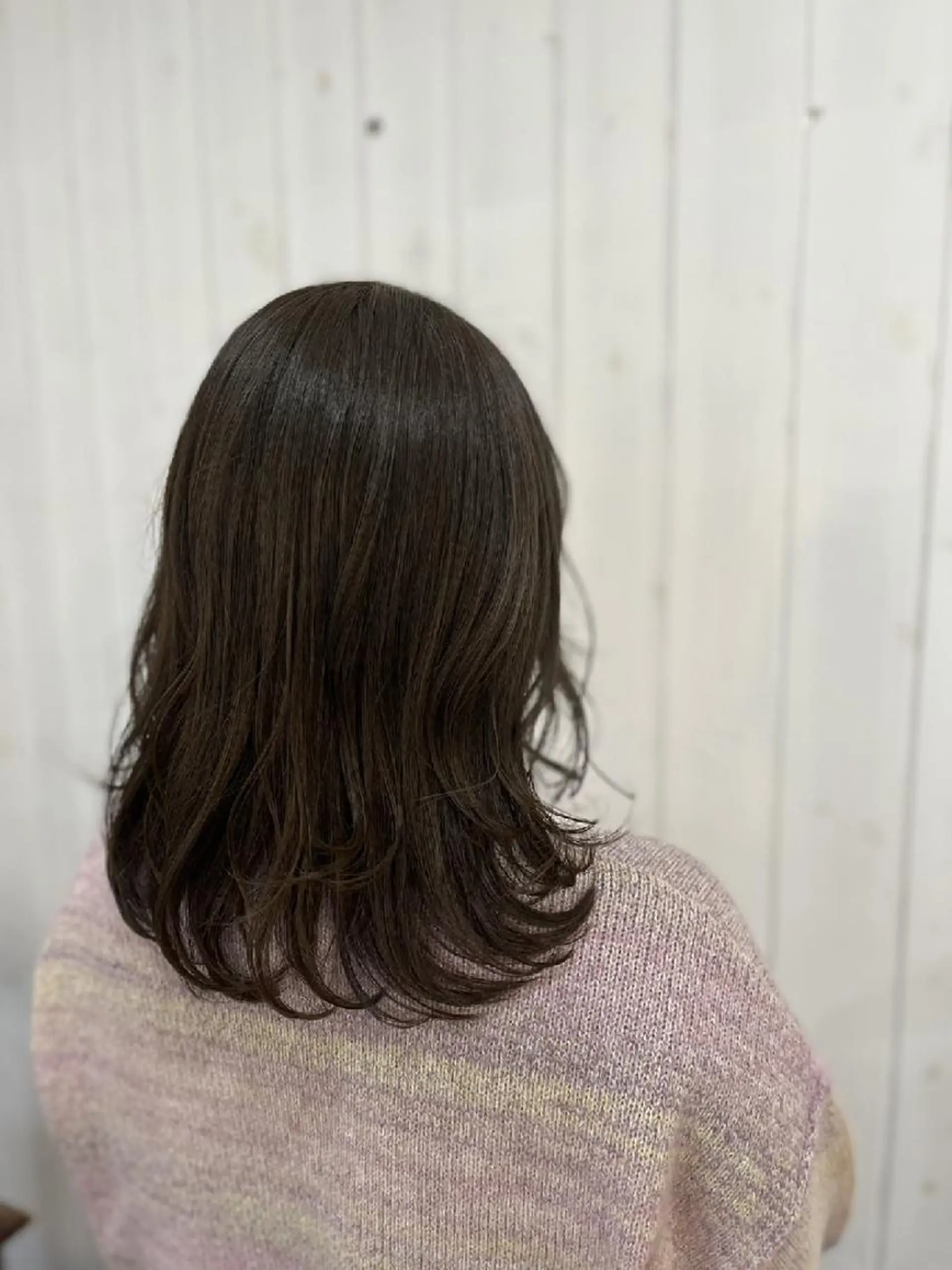 セミロング カラー kiitos hair & make所属・木村 明日香のヘアスタイル