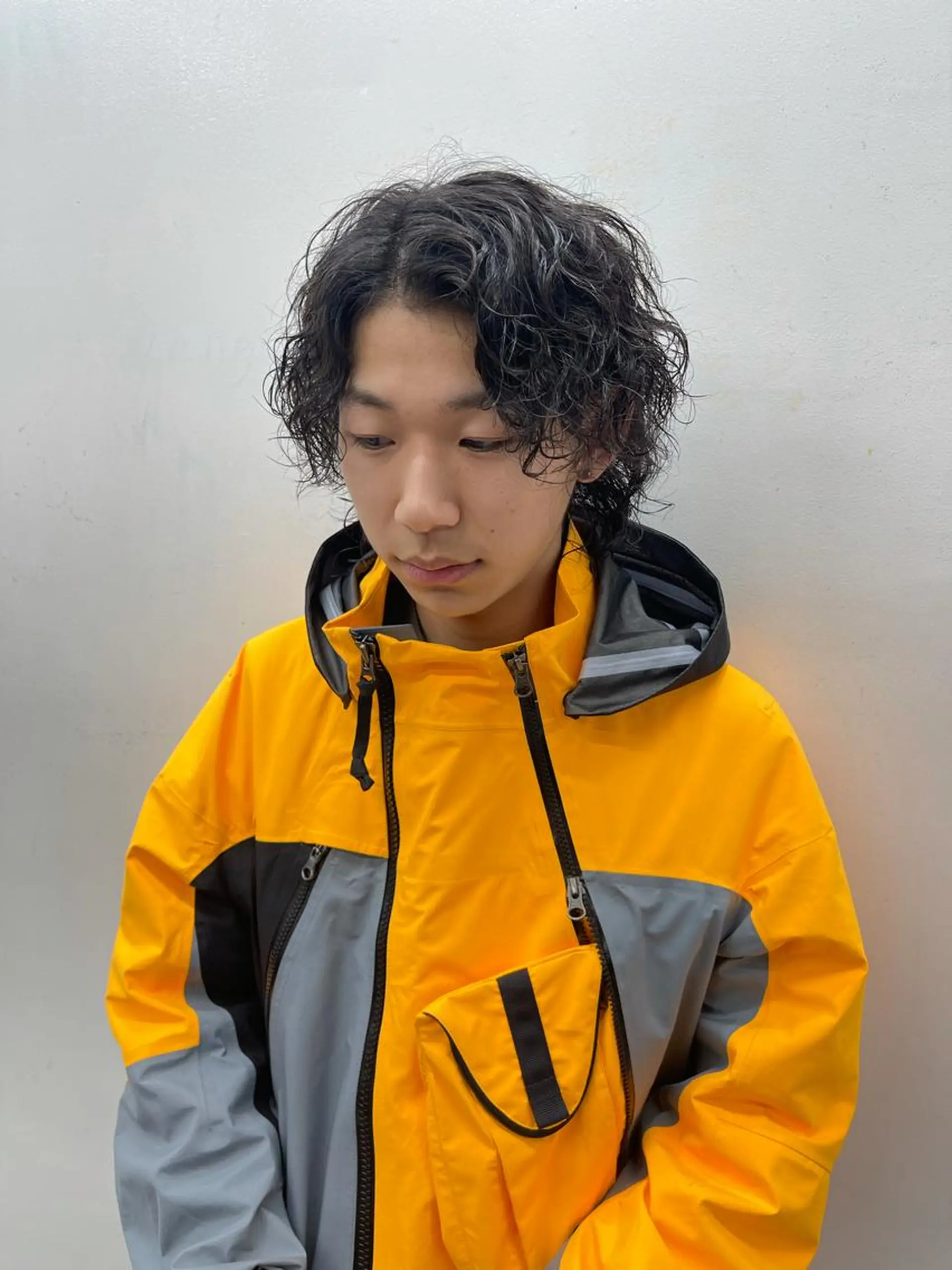 パーマ メンズ メンズパーマ メンズウルフカット ウルフカット スパイラルパーマ カット パーマ 森本裕/オーナー/ スパイラルパーマのヘアスタイル