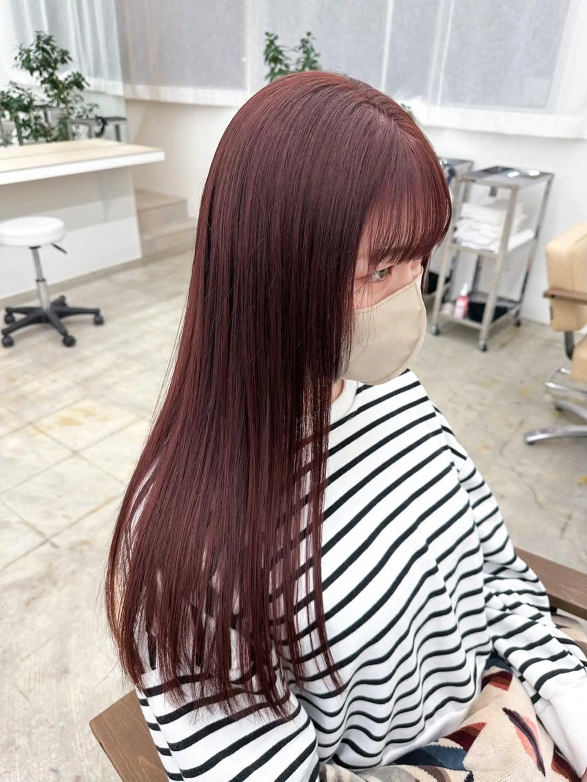 ロング カラー 🌼透明感艶カラー オリーブ🌼河村咲のヘアスタイル