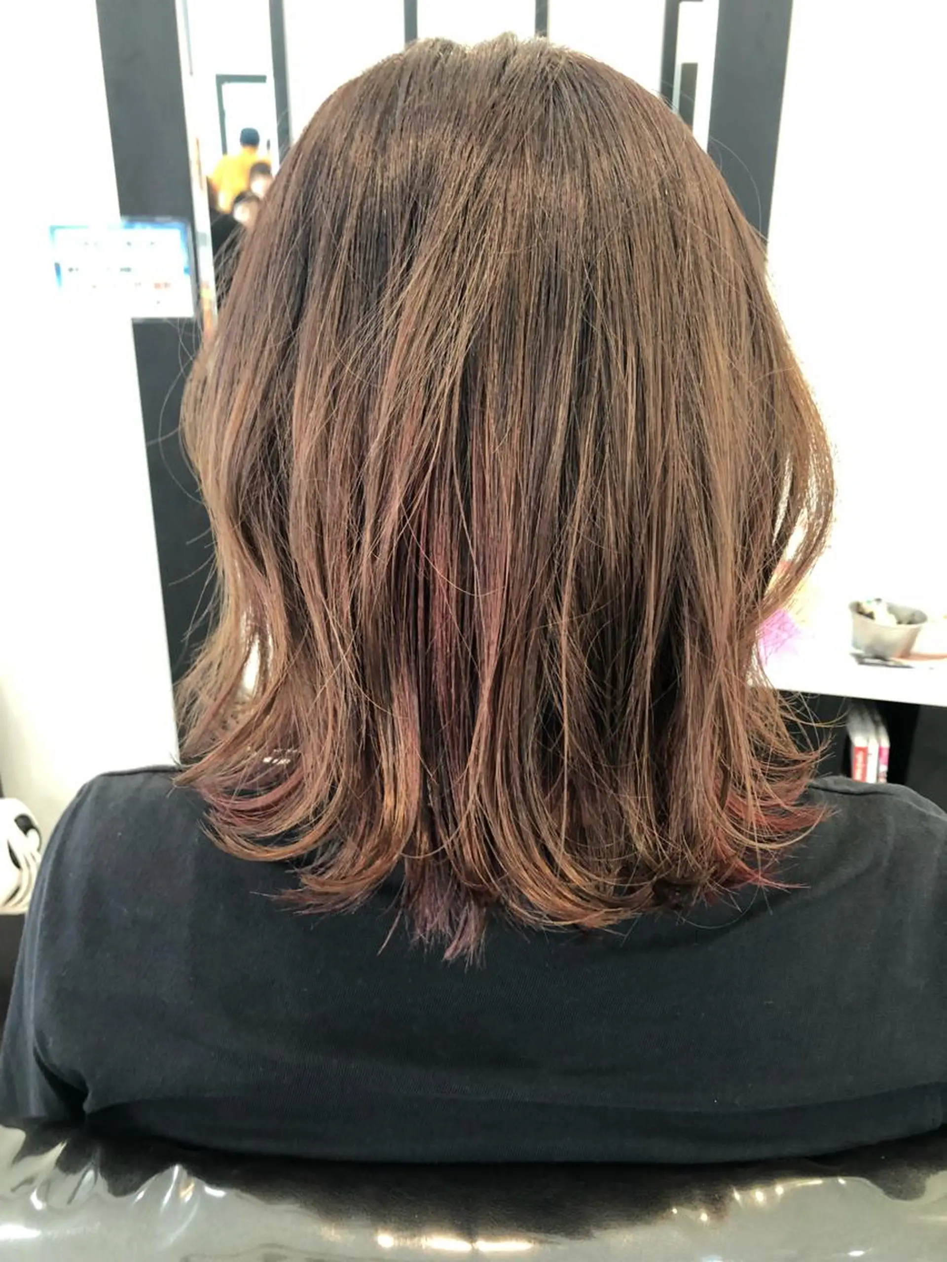 ミディアム GLROW haruhiのヘアスタイル
