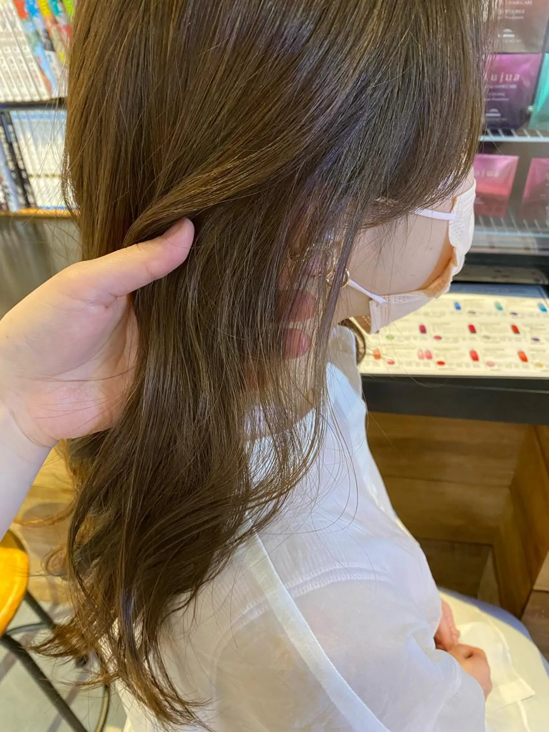 セミロング GO TODAY SHAiRE SALON 原宿Stella店所属・𓍯柔らかhair 𓍯 yukinoのヘアスタイル