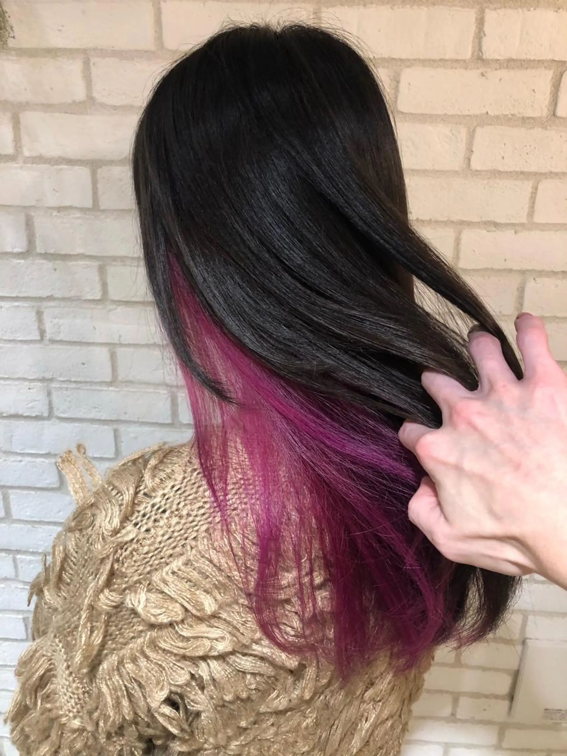 セミロング カラー パーマ ヘアアレンジ メンズ キッズ ネイル マツエク・マツパ メンズインナーカラー インナーカラー 新宿/髪質改善/ 美髪矯正✨浅江通友のヘアスタイル