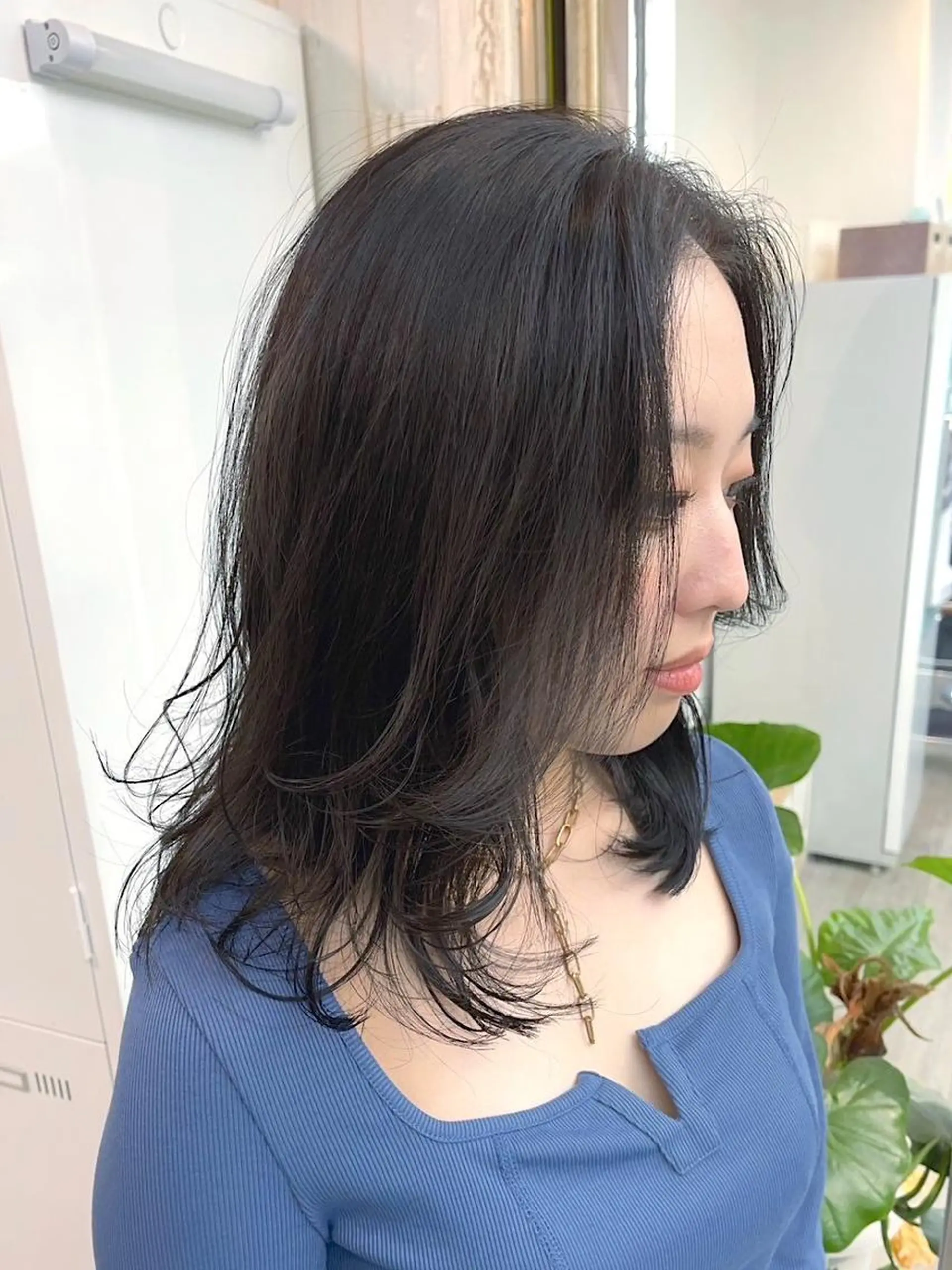 セミロング カラー アディクシーカラー ブリーチ 透明感カラー グレージュ イルミナカラー カット ヘアカラー トリートメント N° anfeel 渋谷🪞🫧のヘアスタイル