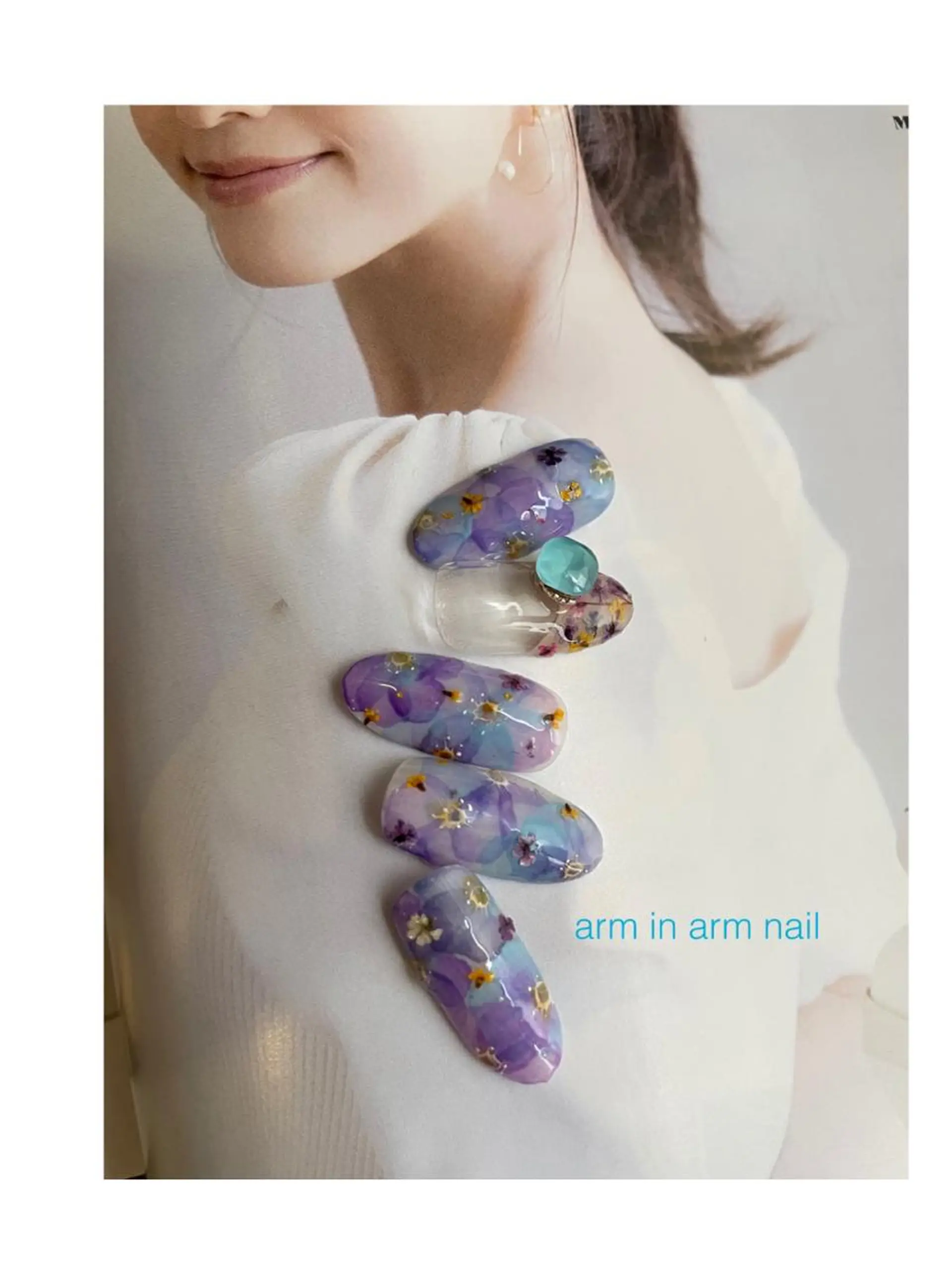 ネイル arm in arm ︎✿Yamamotoのマツエク・マツパデザイン