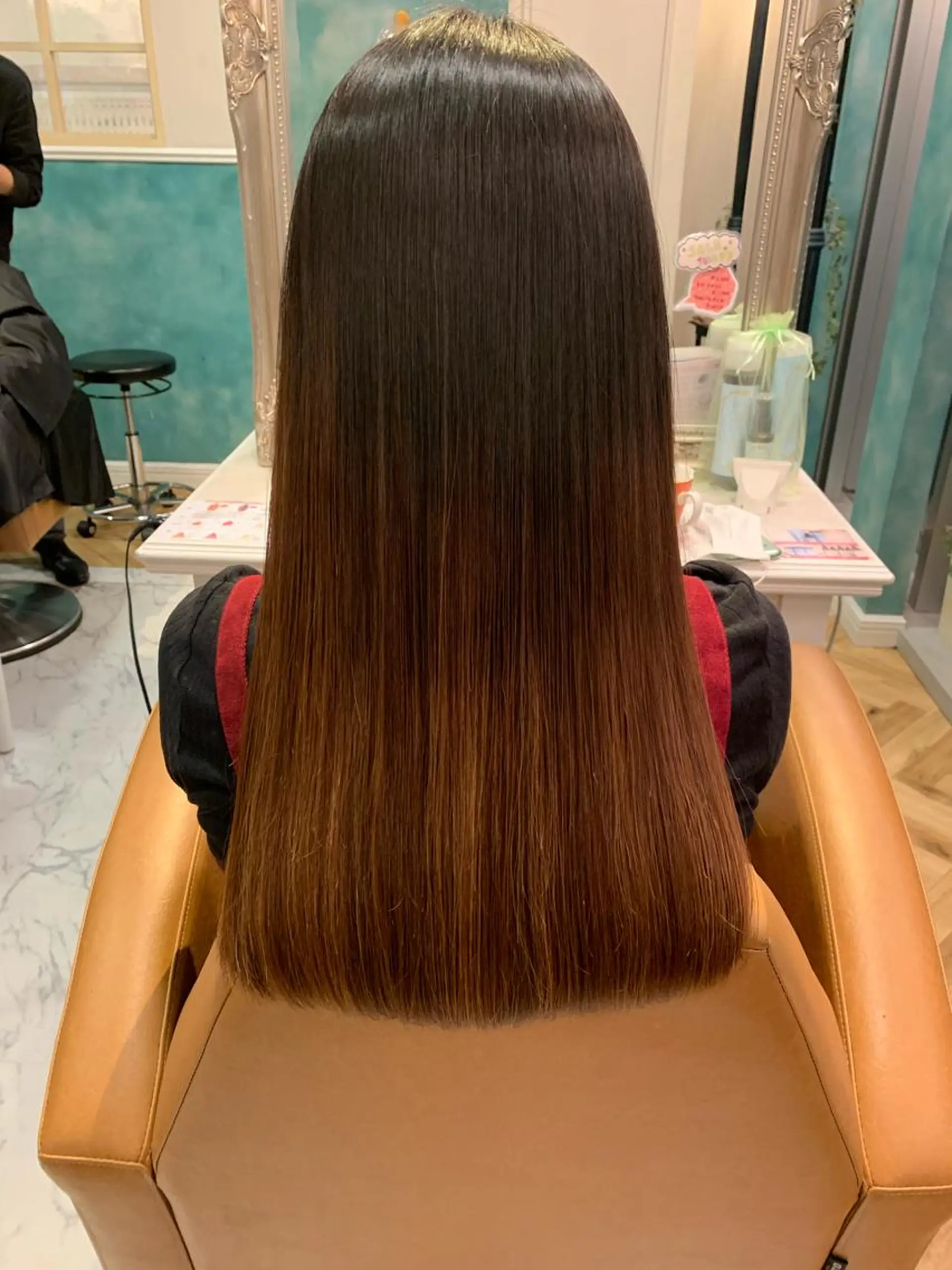 ロング ケアカラー/縮毛矯正 /レイヤー/板垣光采のヘアスタイル