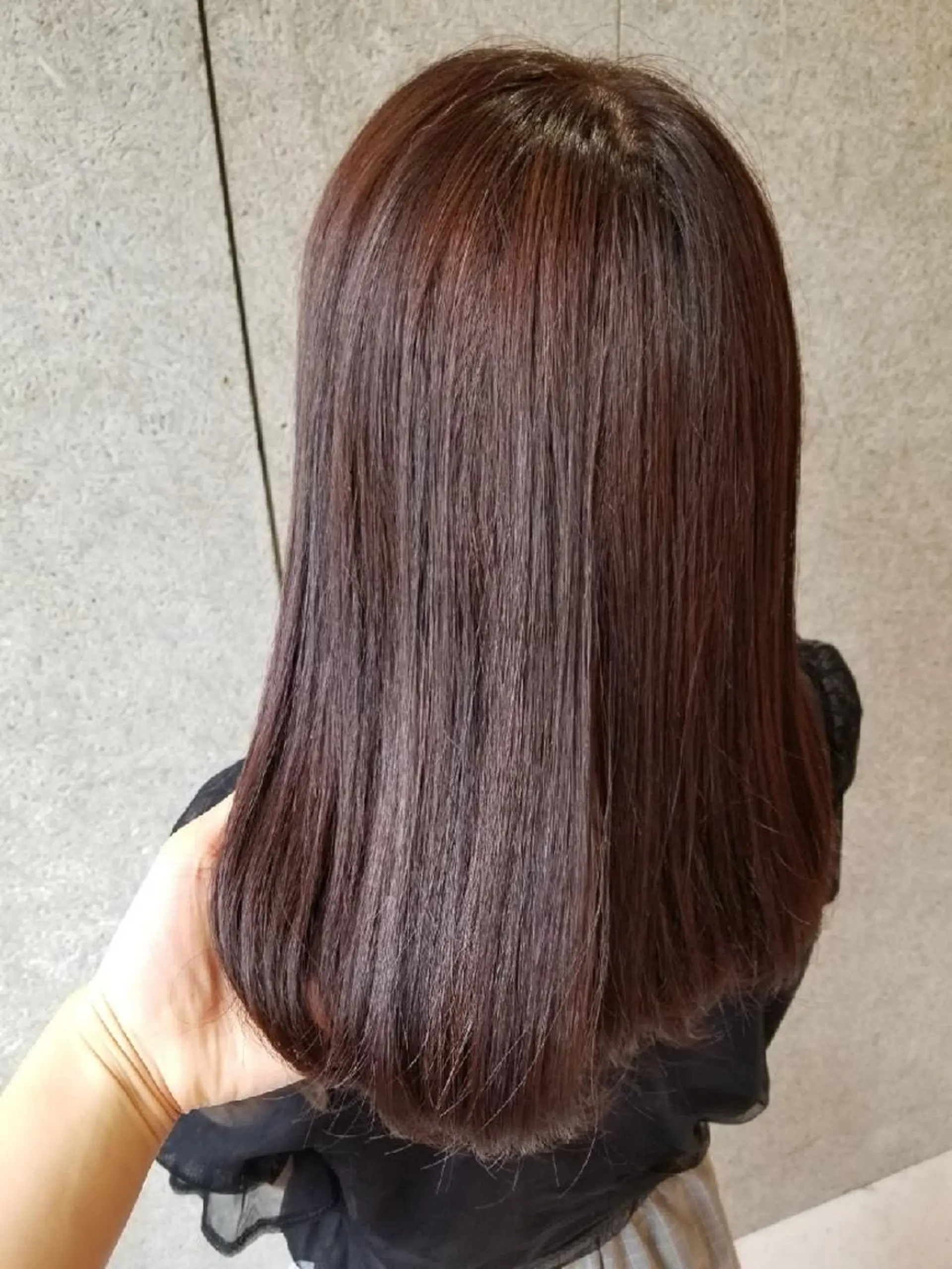 セミロング カラー ブラウンカラー カット ヘアカラー トリートメント La fith hair 池袋店所属・🔴赤み消し/ 艶カラー落合　優🔴のヘアスタイル