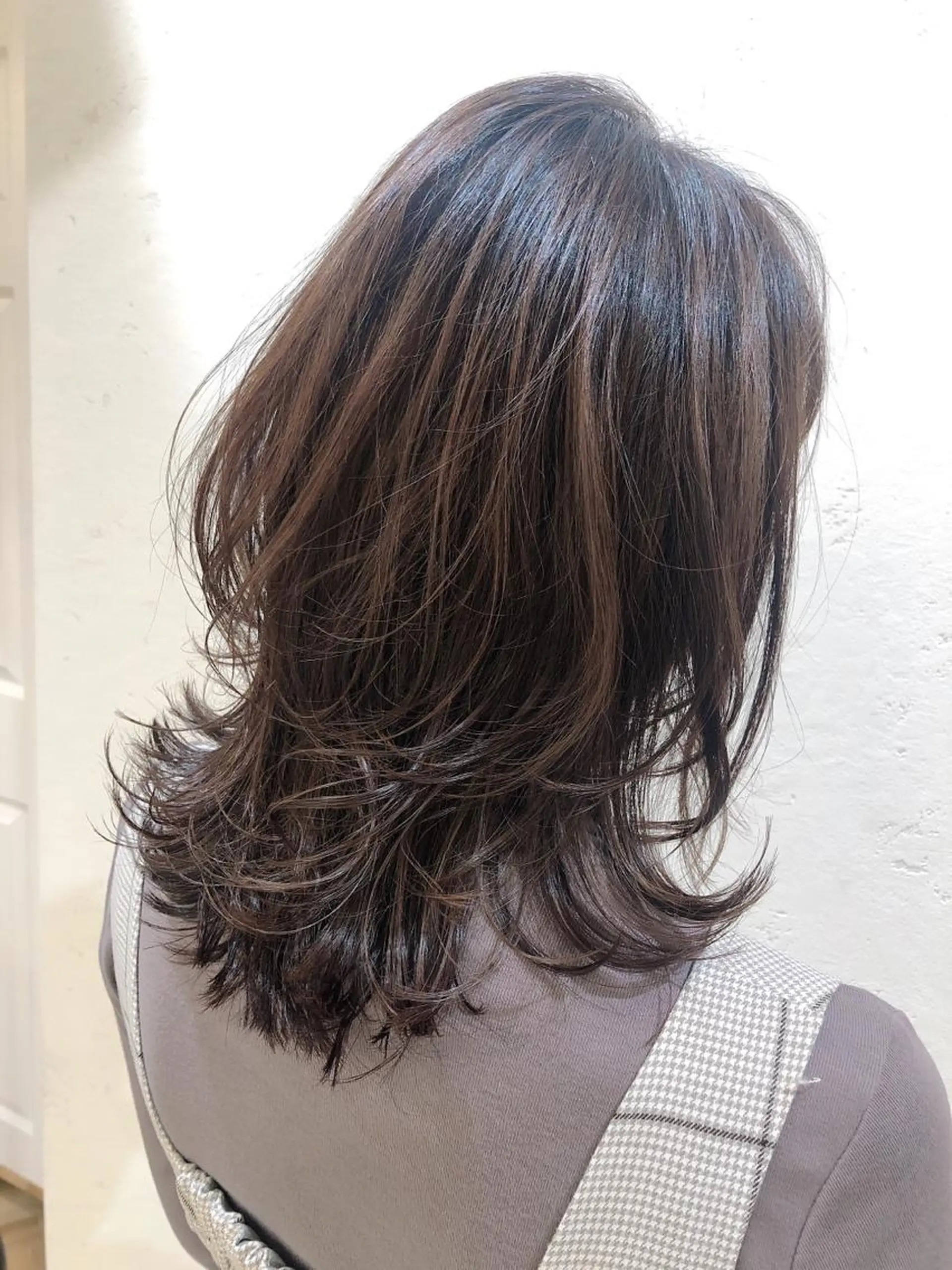 セミロング カラー パーマ ヘアアレンジ Londideal 高橋ヒロシのヘアスタイル