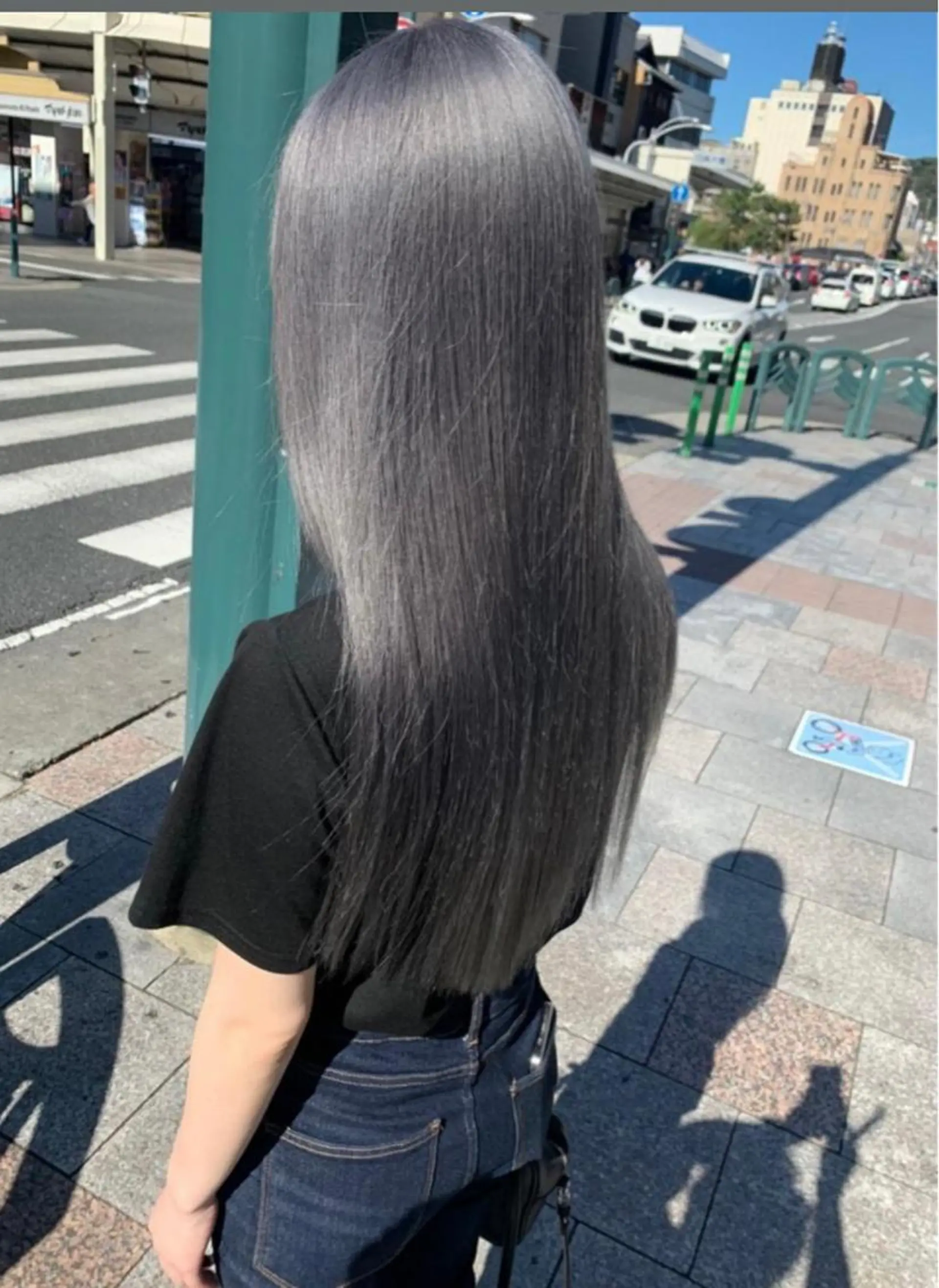 ロング カラー ブリーチ ケアブリーチ ハイトーンカラー ヘアカラー Selene hair 難波店のヘアスタイル