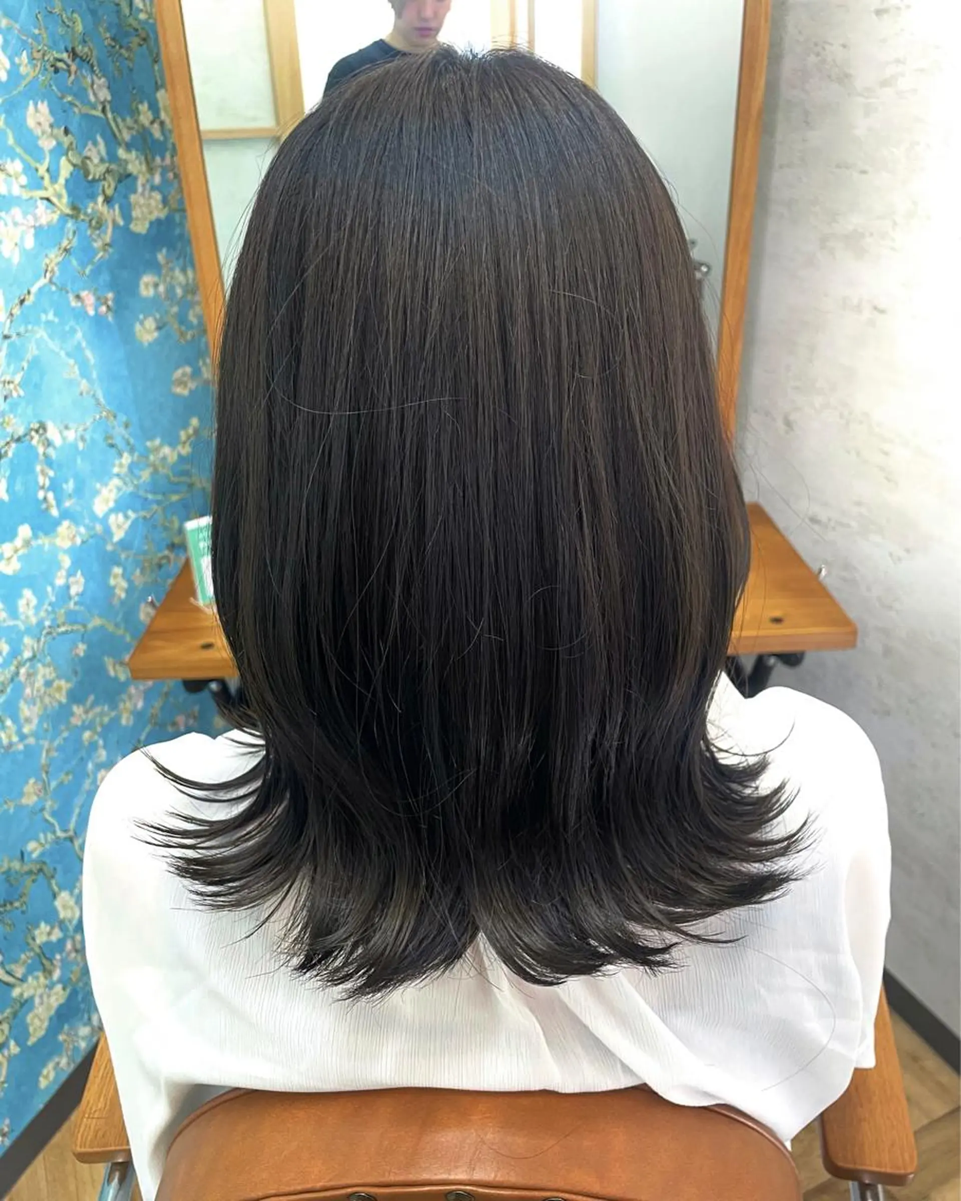 ミディアム カット ヘアカラー トリートメント 高橋 芽衣のヘアスタイル