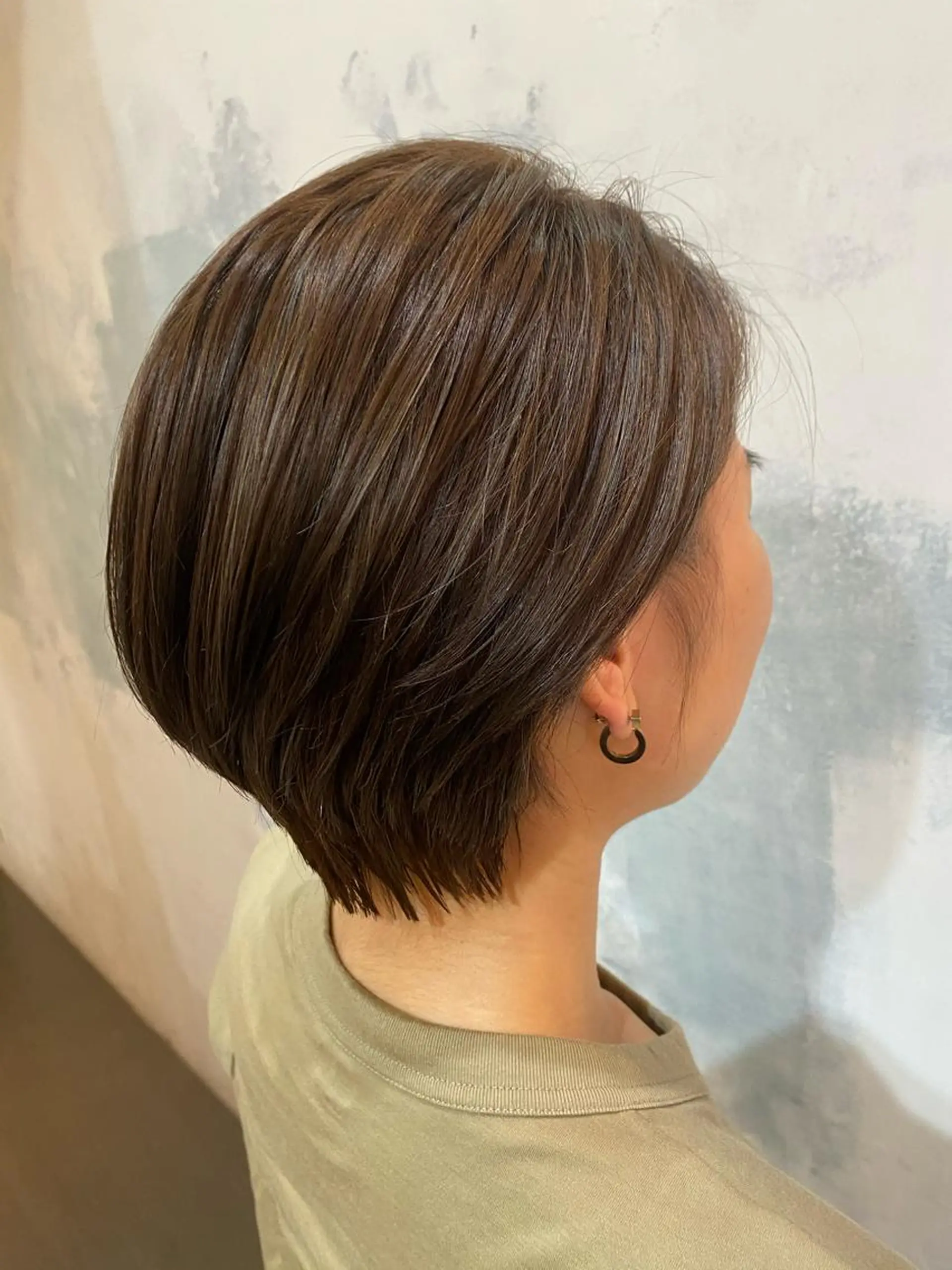 ショート カラー 透明感カラー ハイライトカラー ハイライト ヘアカラー トリートメント 🍑艶髪✖️暖色系 ✨momoka🍑のヘアスタイル