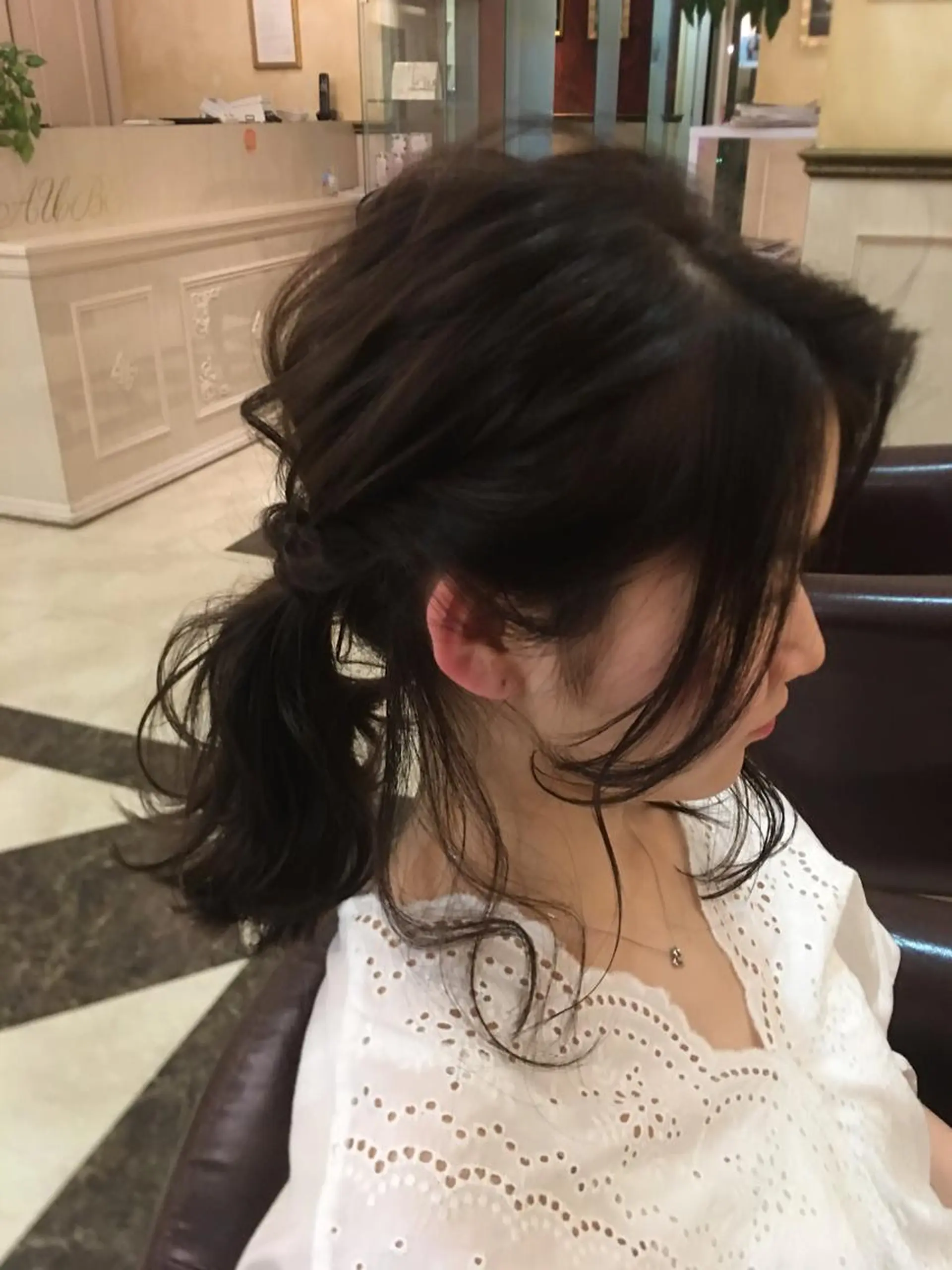 ヘアアレンジ 🌈髪質改善🌈 過去の1艶サラ体験✨のヘアスタイル