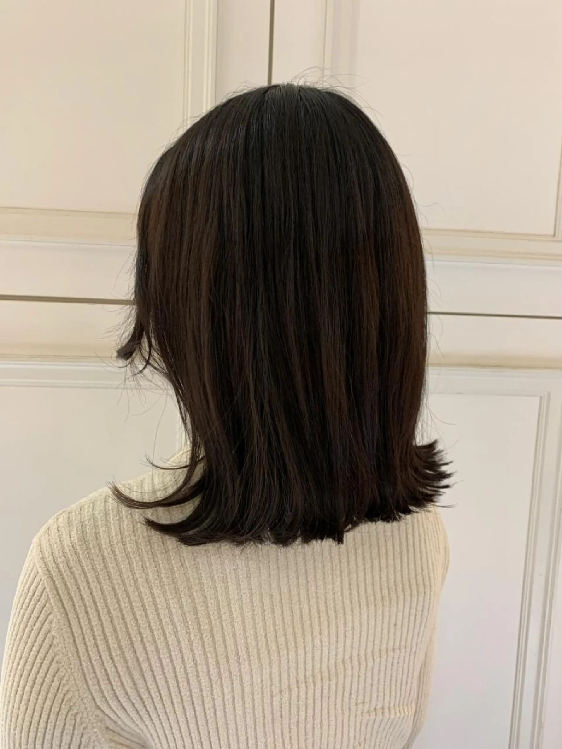 ミディアム 田中 未澪のヘアスタイル