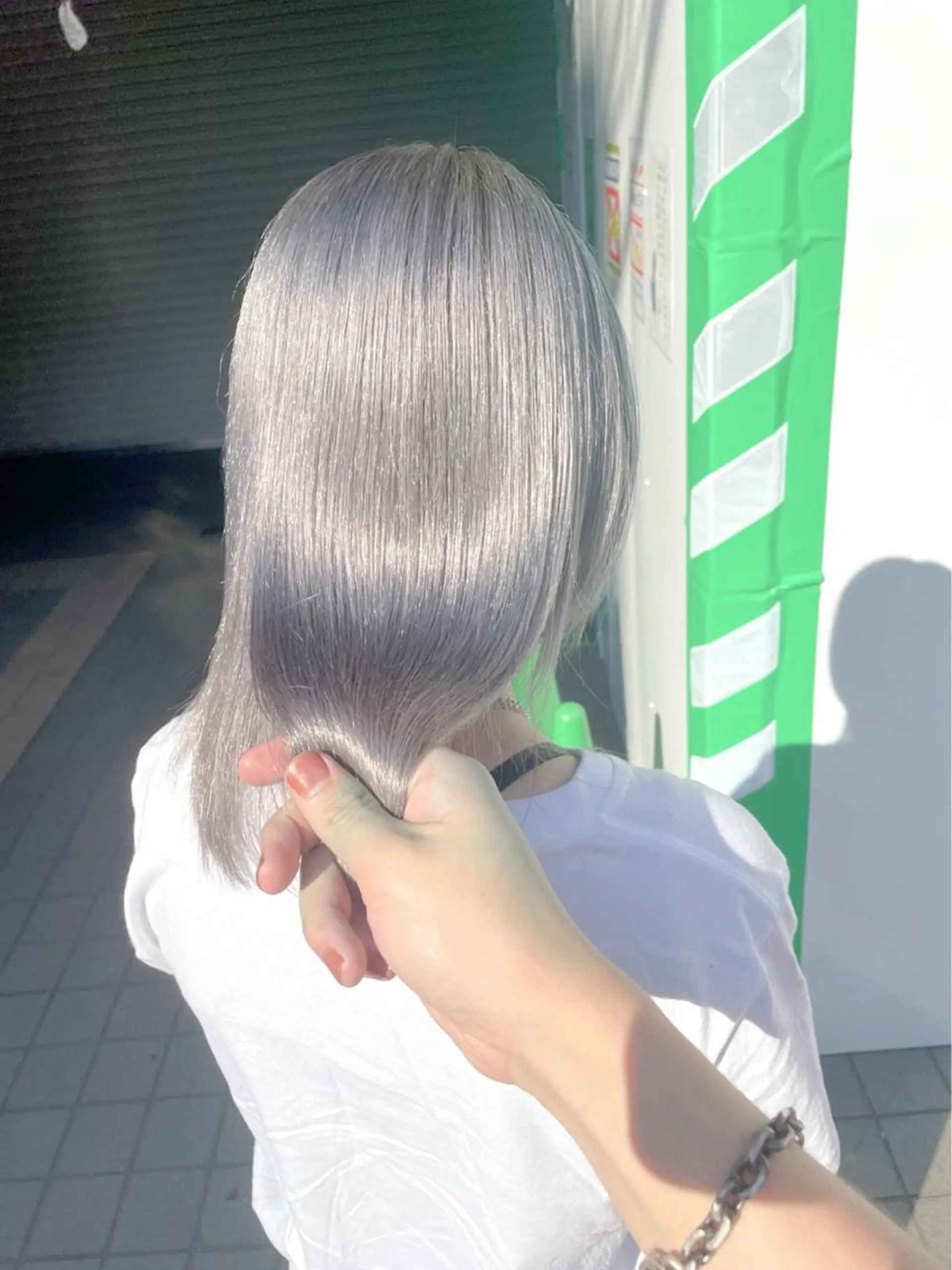 セミロング カラー ヘアカラー トリートメント ヘアセット 柔らかカラー/ レイヤーYUTO🧋のヘアスタイル