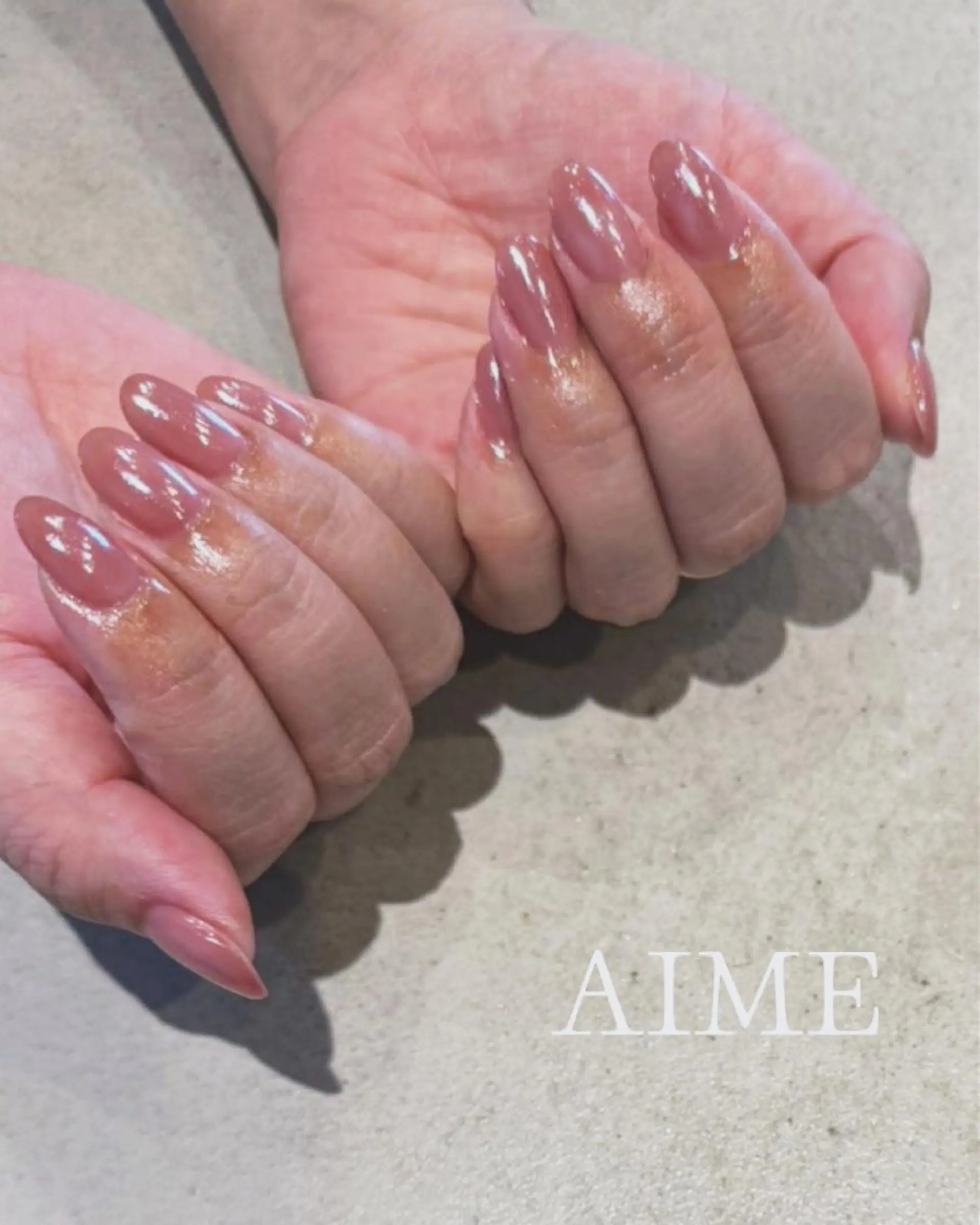 ネイル アートネイル ハンドネイル AIME （momo）のネイルデザイン