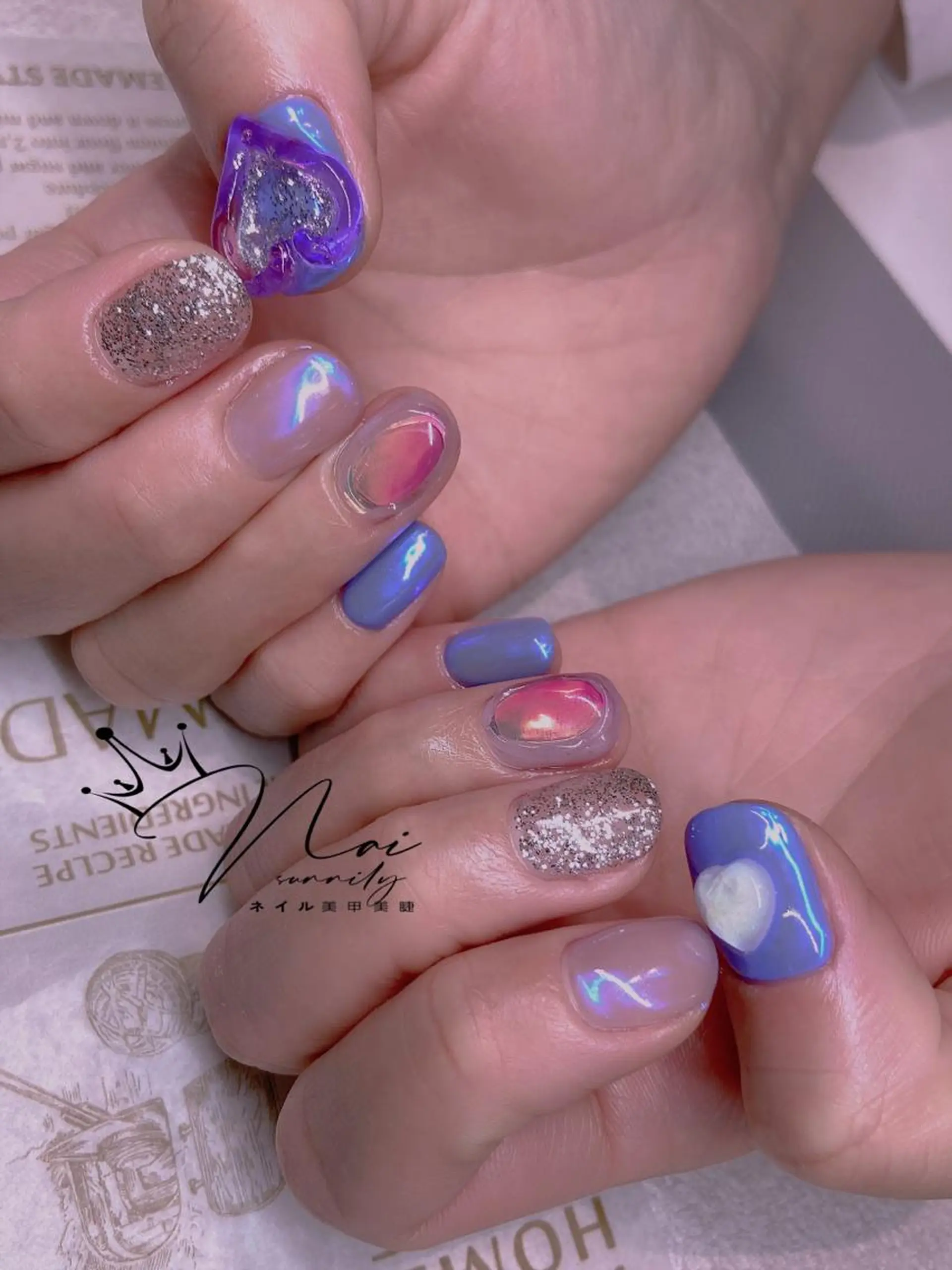 ネイル 長さだし専門店 M2 rikaのネイルデザイン