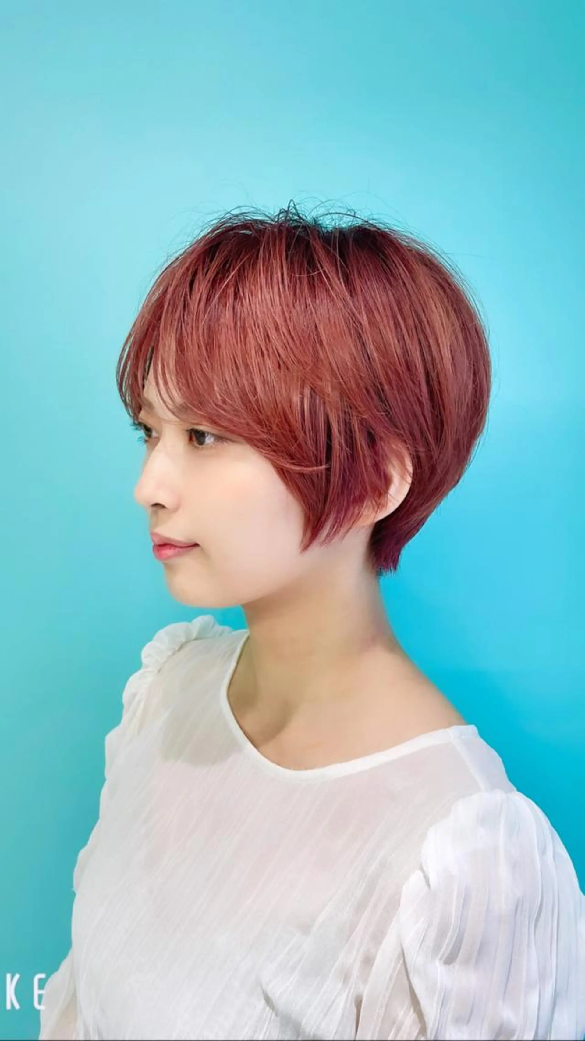 ショート ショート白髪染め無料 ／河瀬謙介のヘアスタイル