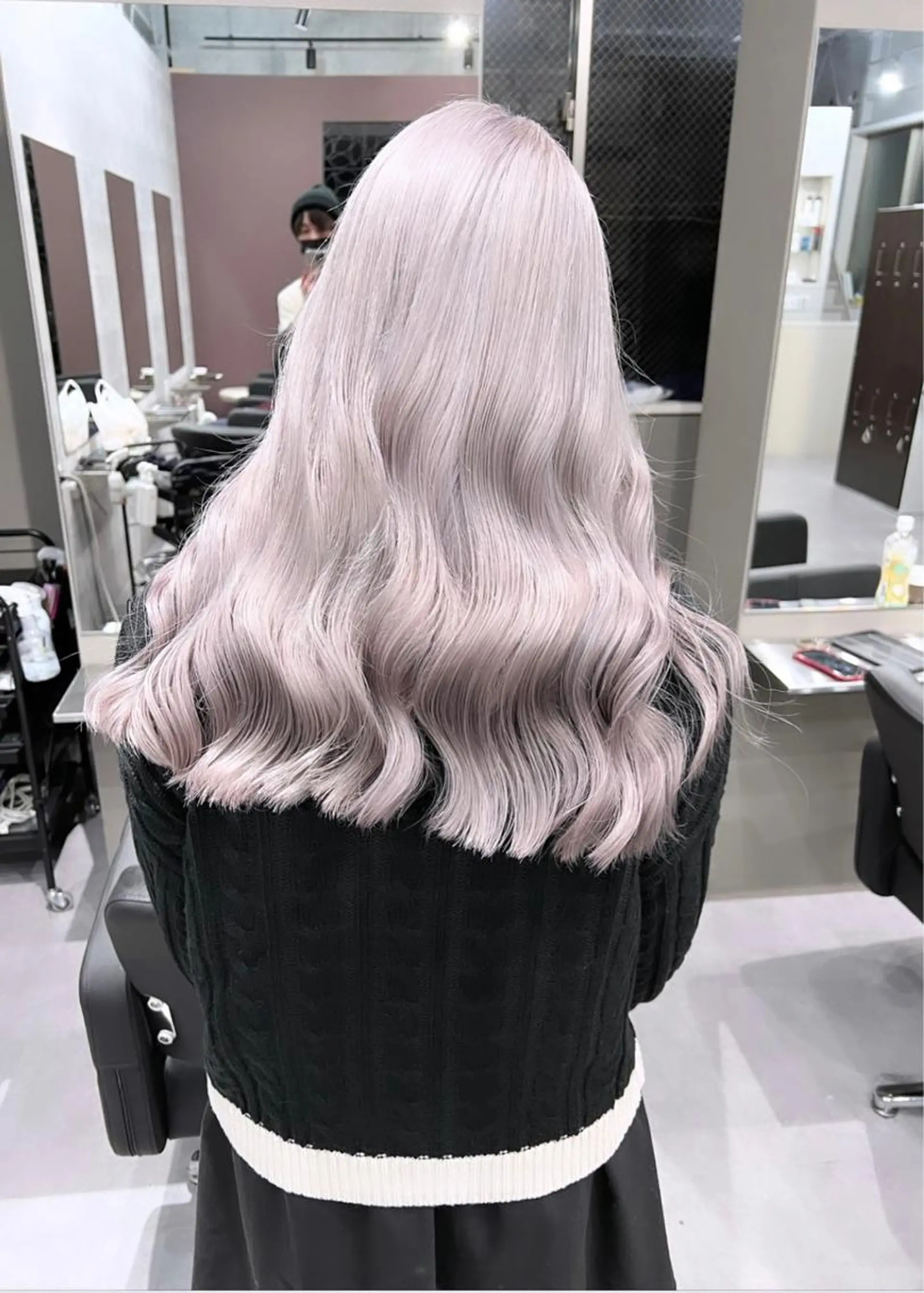 ロング カラー ブリーチ ケアブリーチ ダブルカラー ハイトーンカラー Via officialのヘアスタイル