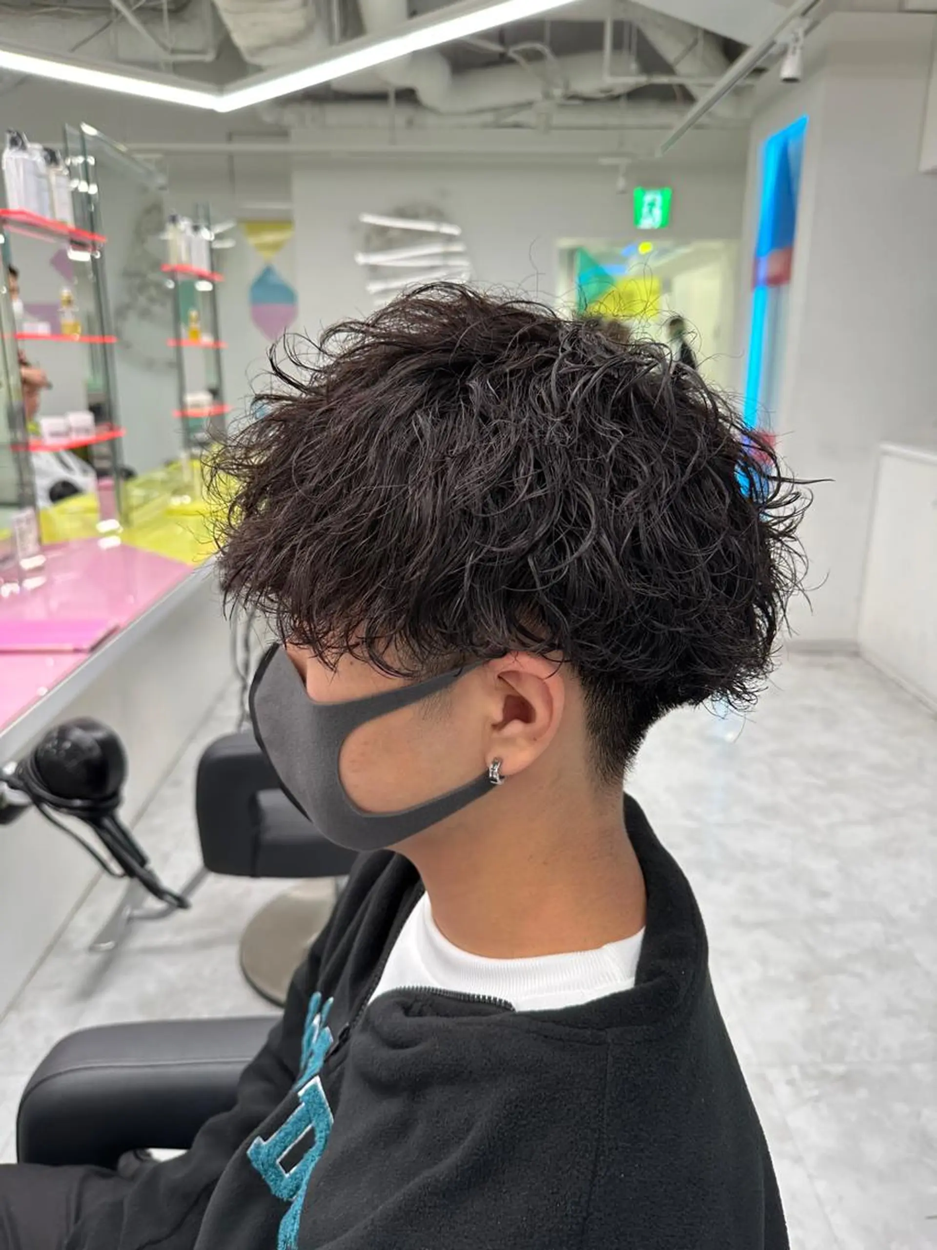 ショート カラー パーマ メンズ 【メンズサロン】 BLUCK 横浜のヘアスタイル