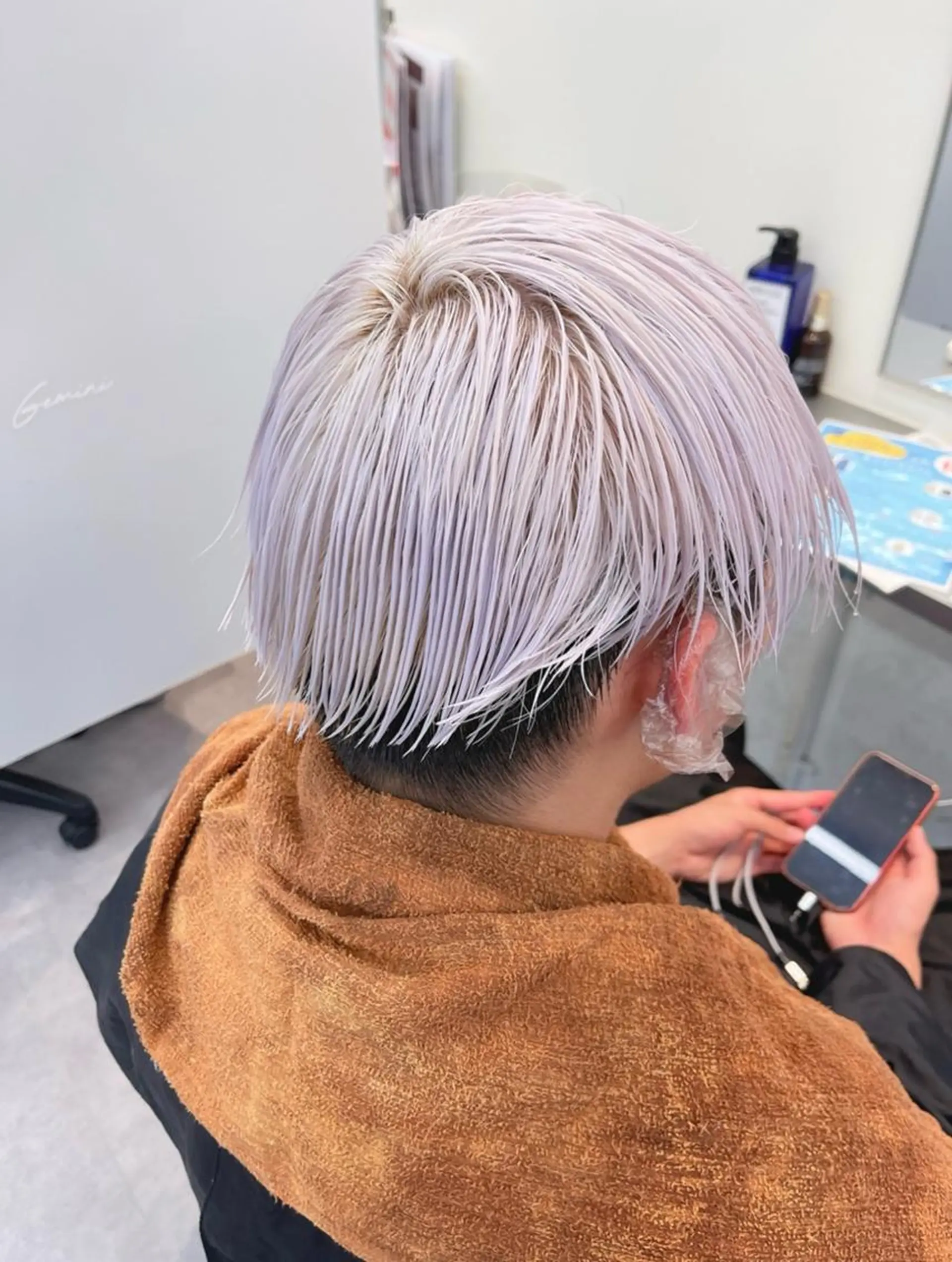 メンズ カラー カラー＆ブリーチ特化 ジェミニ メンズ瀬田のヘアスタイル