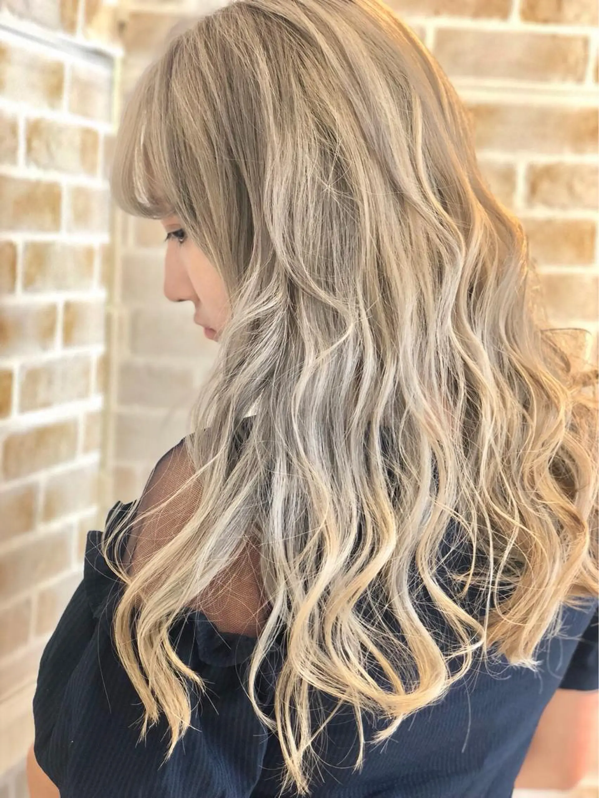 ロング カラー ヘアカラー トリートメント Ash 武蔵境店のヘアスタイル