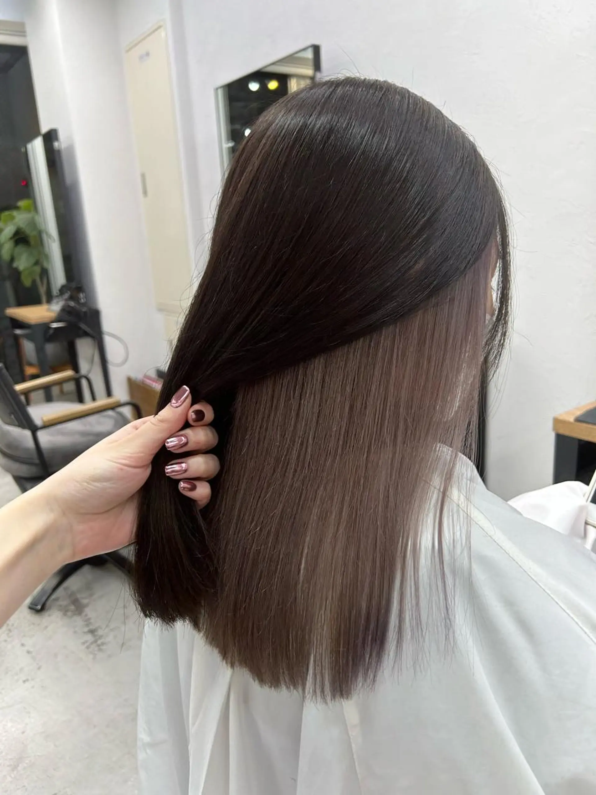 ロング カラー ヘアカラー トリートメント 韓国/ハイトーン/ ボブ🎀MIKU🎀のヘアスタイル