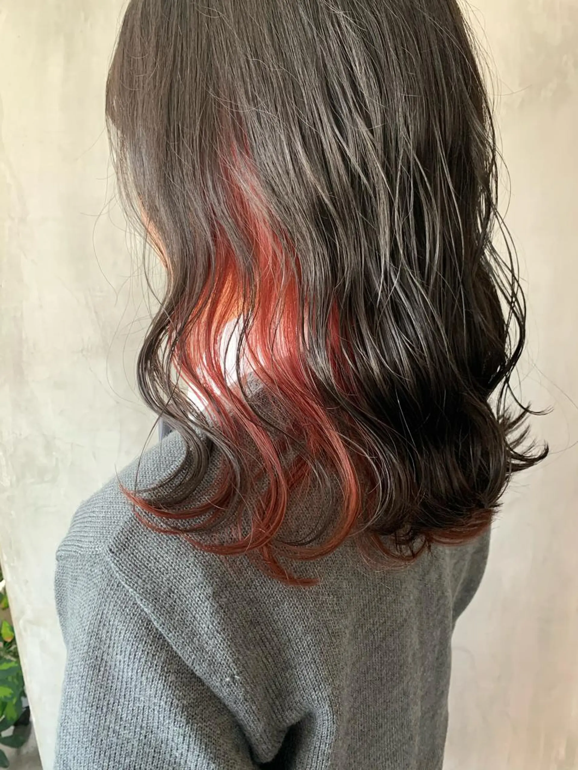 ロング カラー SAKURA 原宿所属・なかの たくみのヘアスタイル