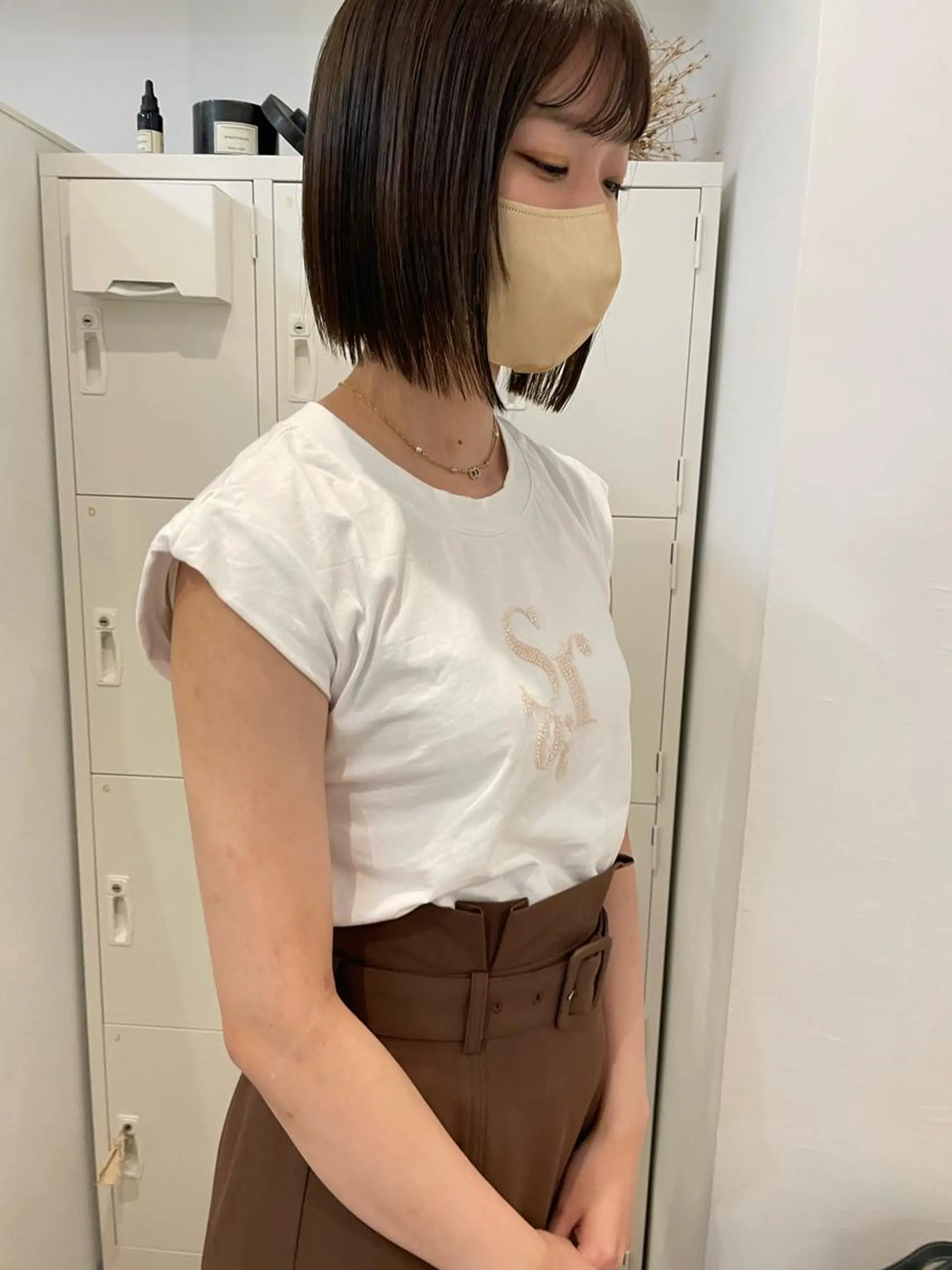 ショート カット ヘアカラー トリートメント 大迫 江梨のヘアスタイル