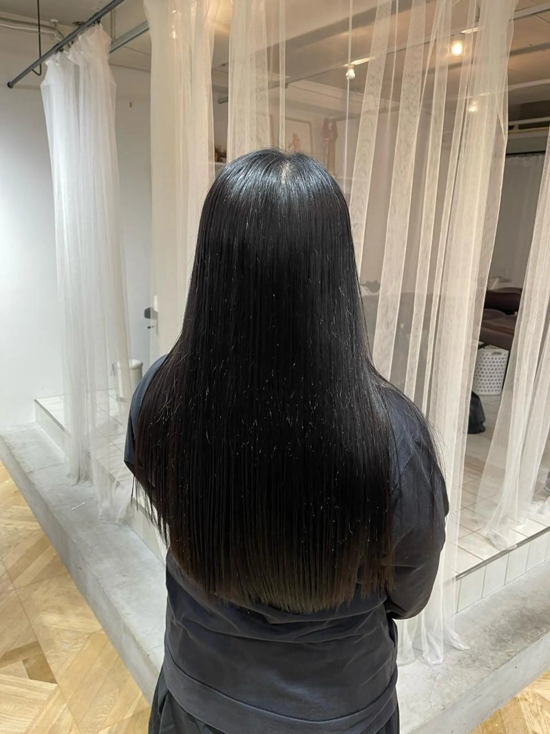 セミロング 縮毛矯正 ボブ/レイヤー /河内温太のヘアスタイル